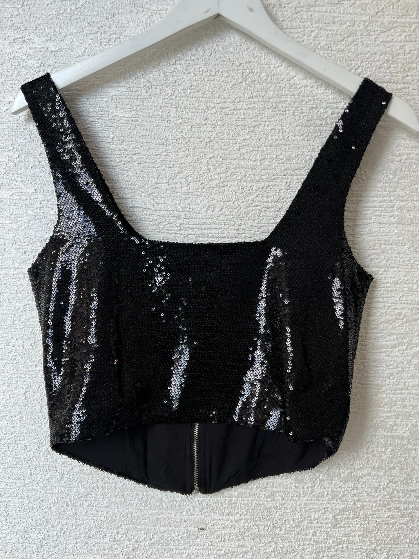 Sequins Corset Black