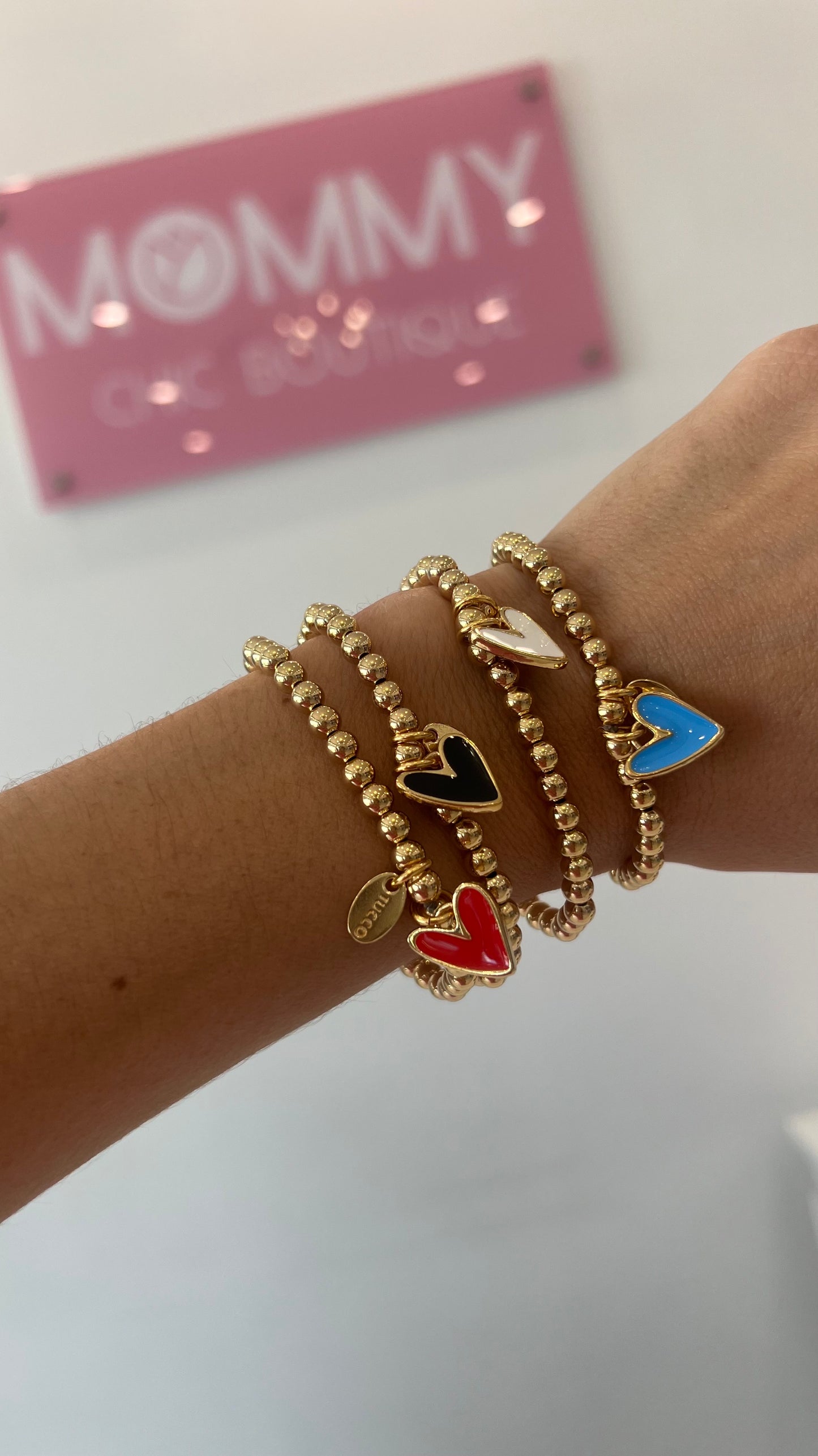 First Love Elastic Bracelet GOLD - Tucco