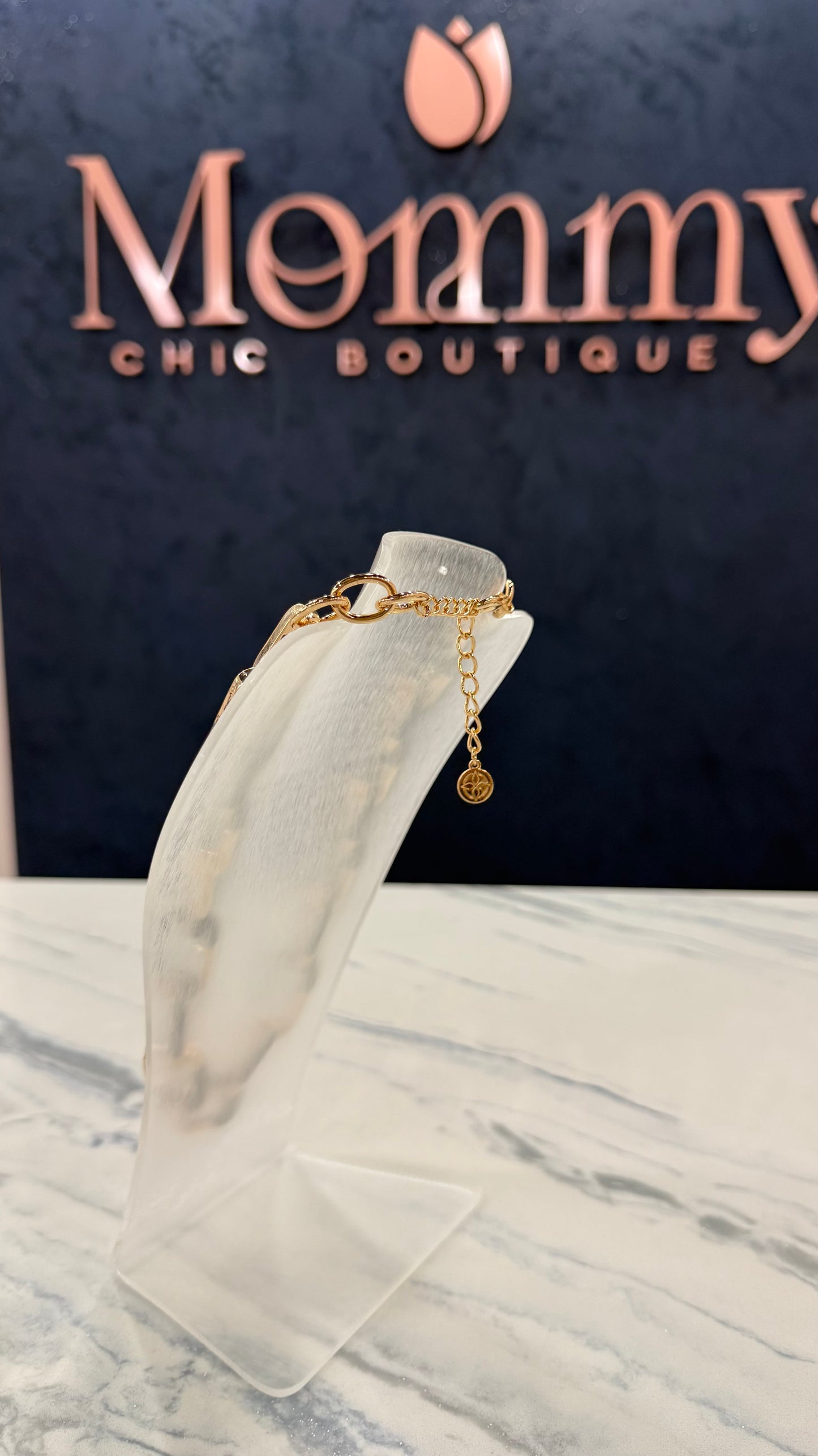 Gold / Black Chain Necklace