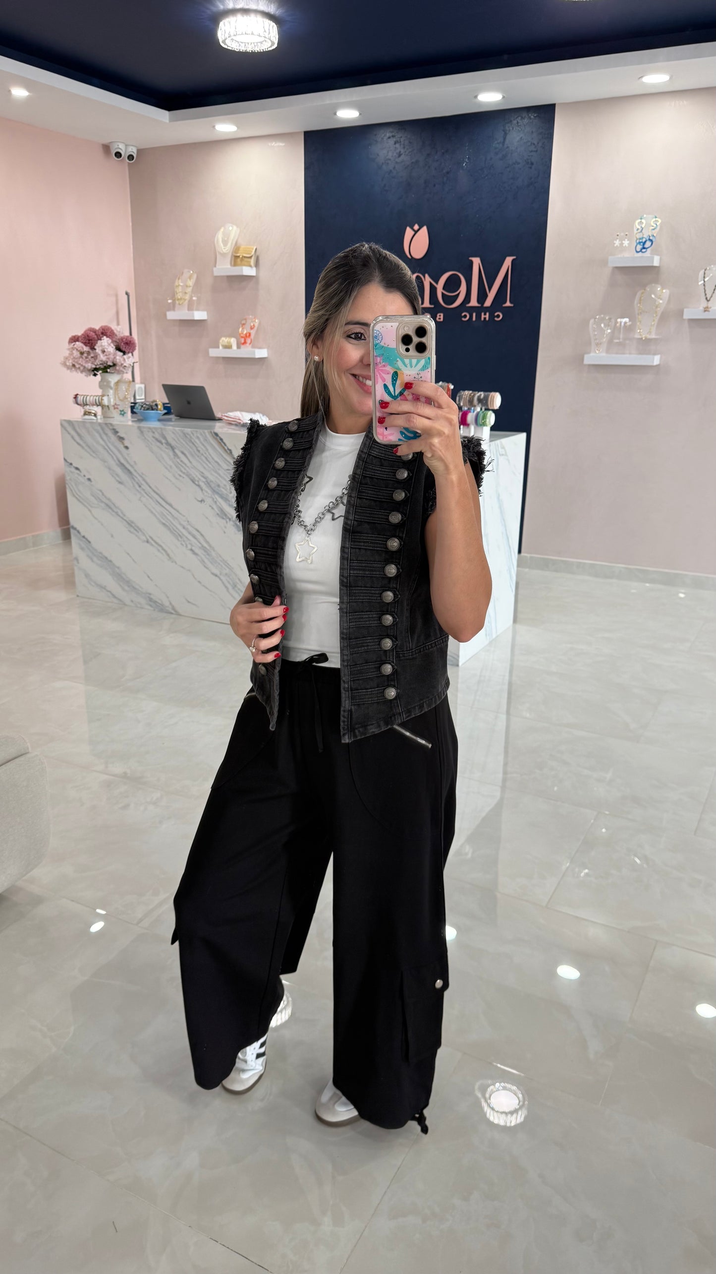 Cloud Pant With Drawstring Black
