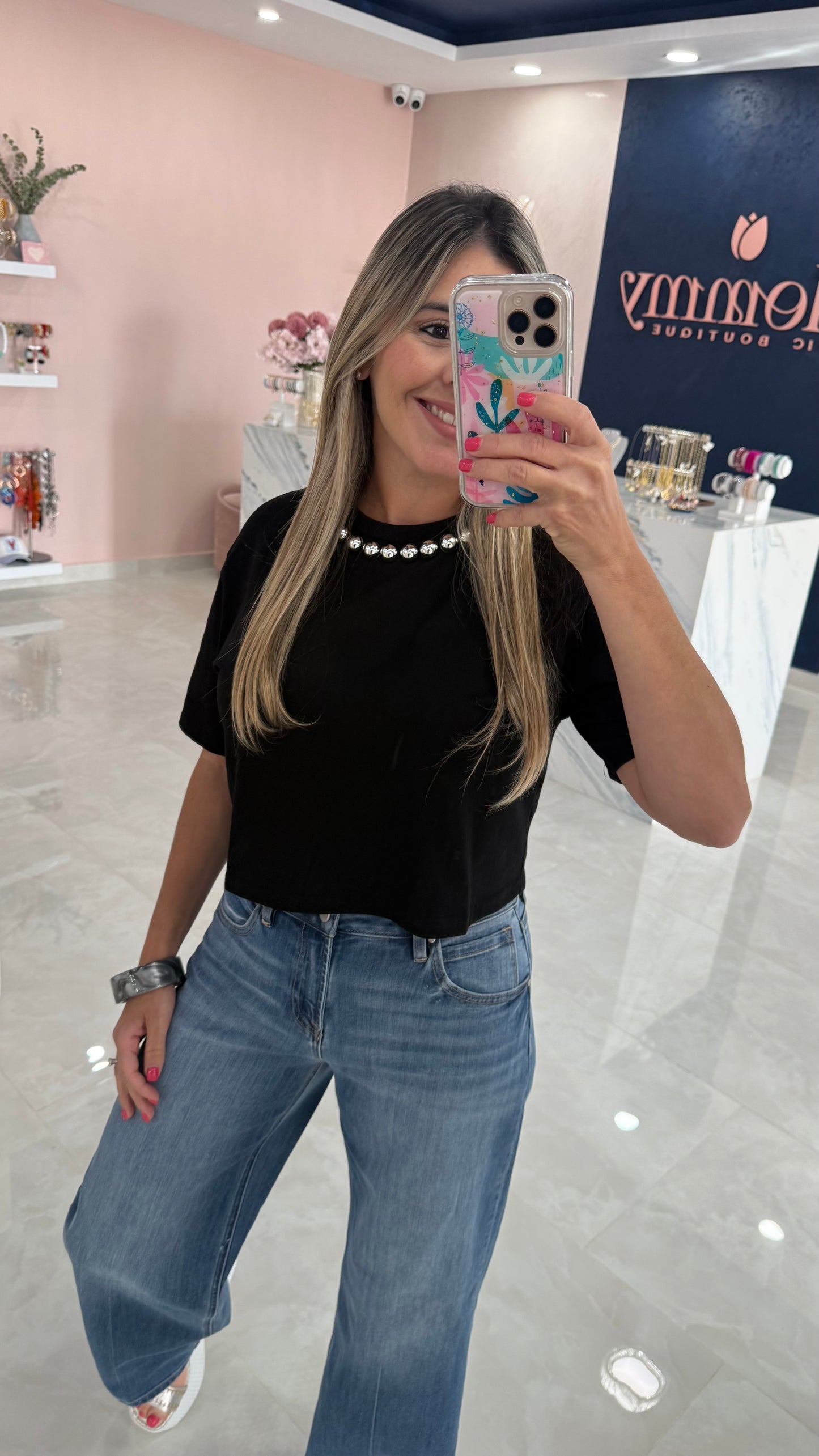Ball Studs Top Black