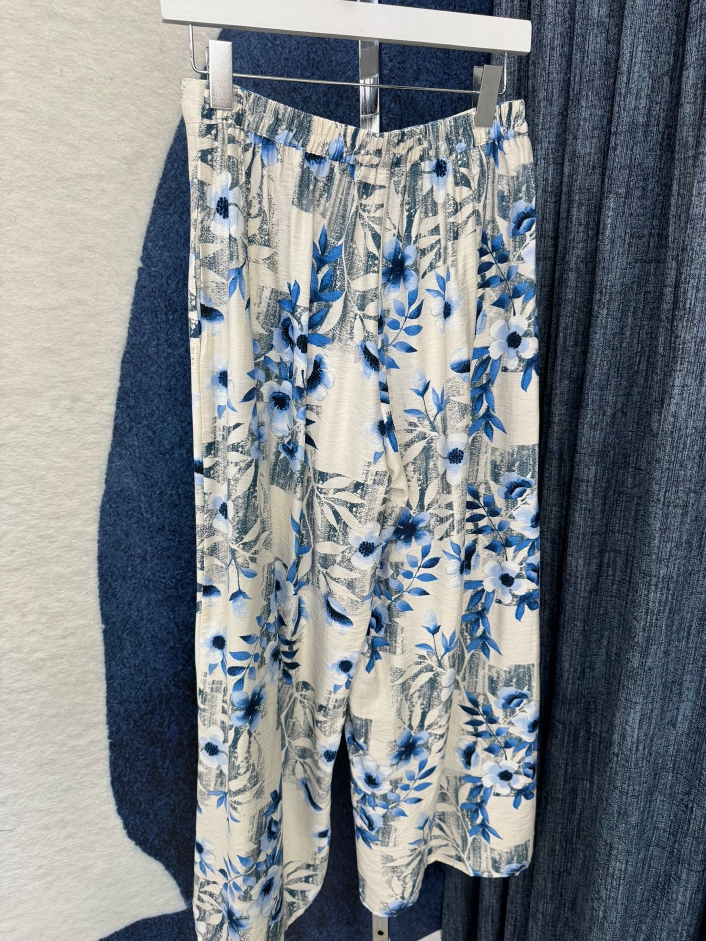 Floral Printed Peplum Top & Pant Set