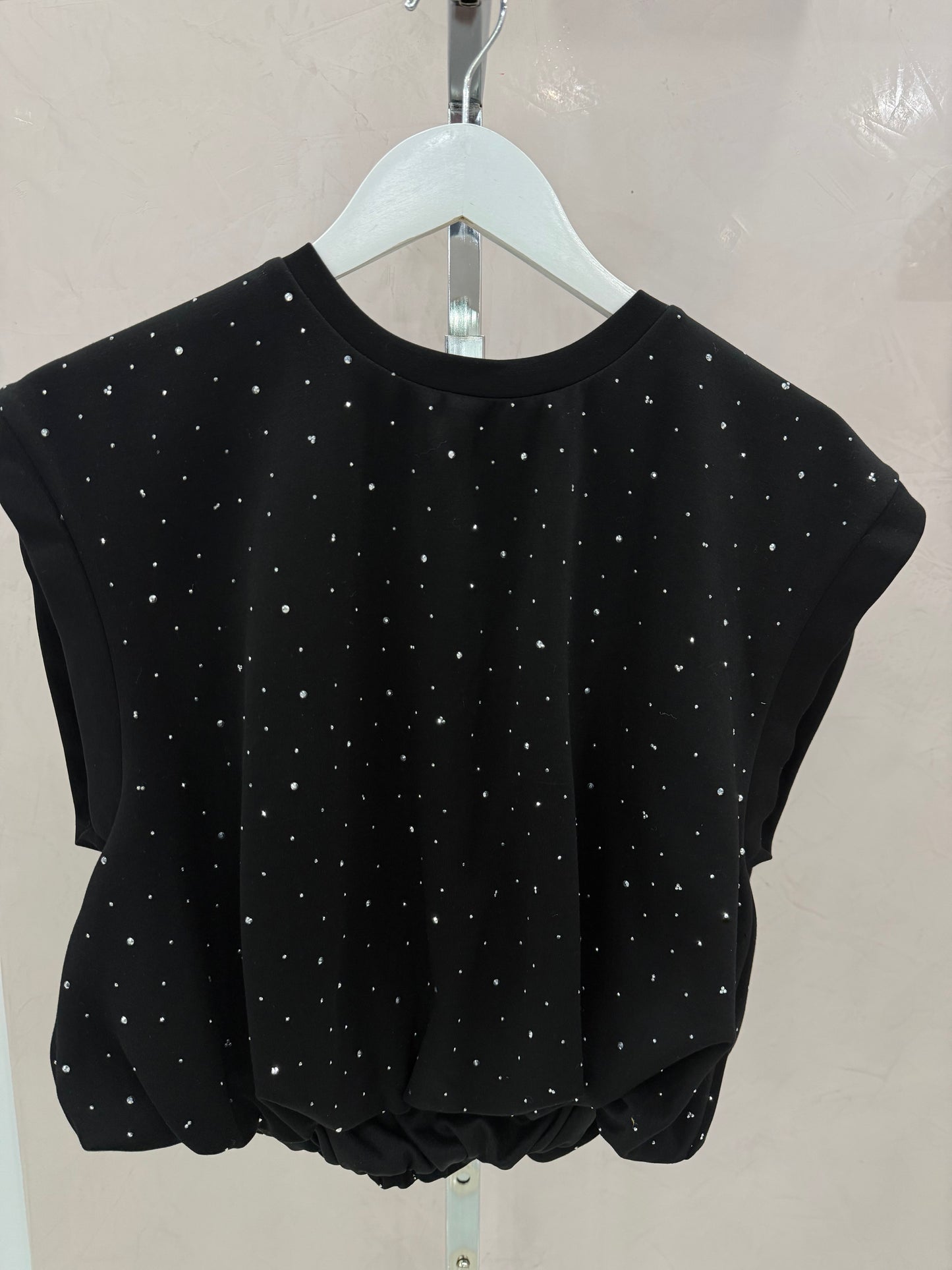Studded Top BLK