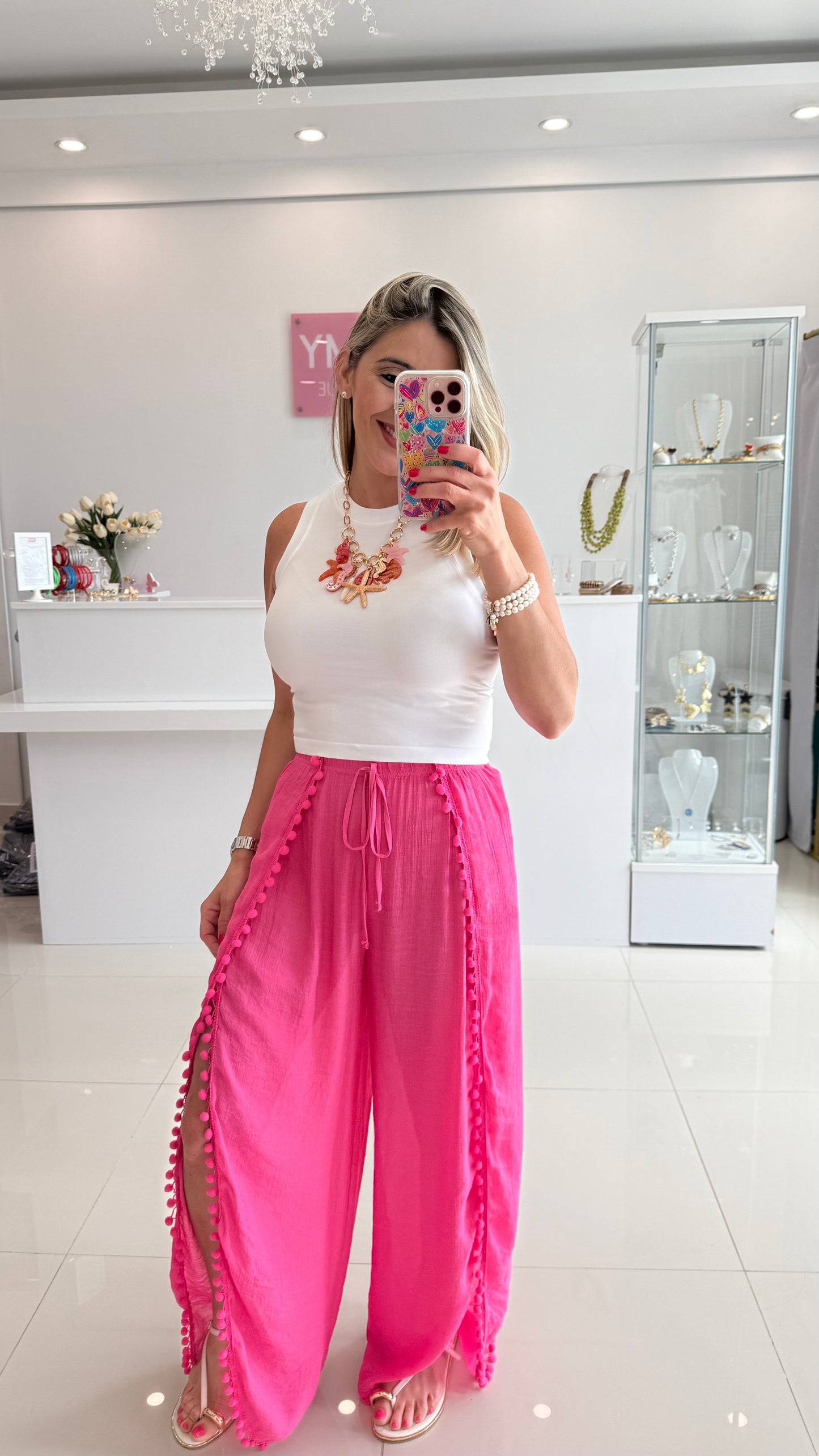 Coverup Pant Pink