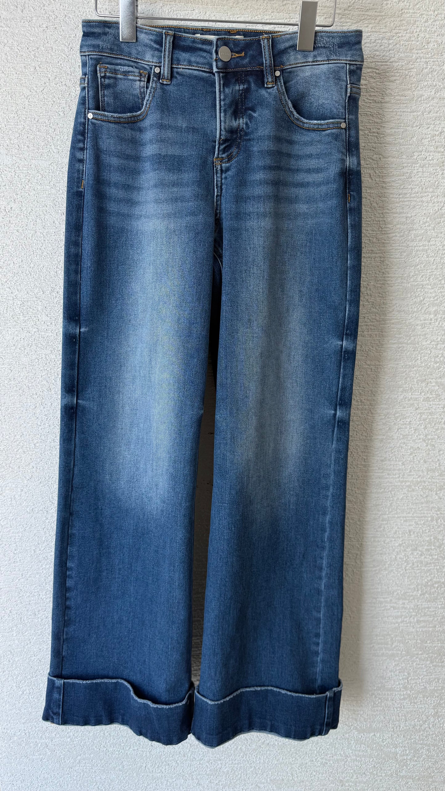 High Rise Wide Leg Denim