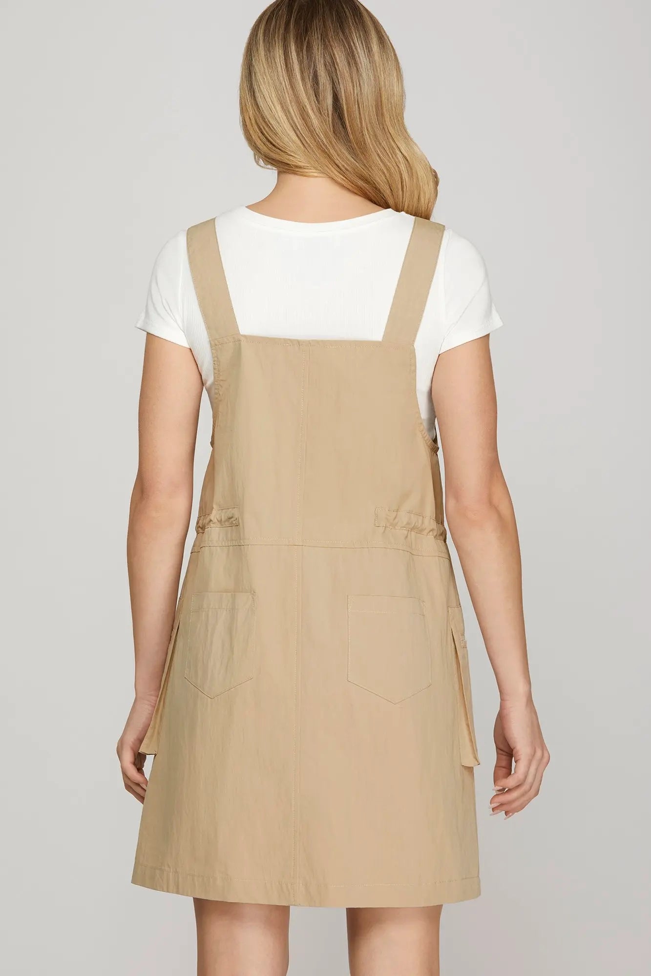 Overall Dress Taupe