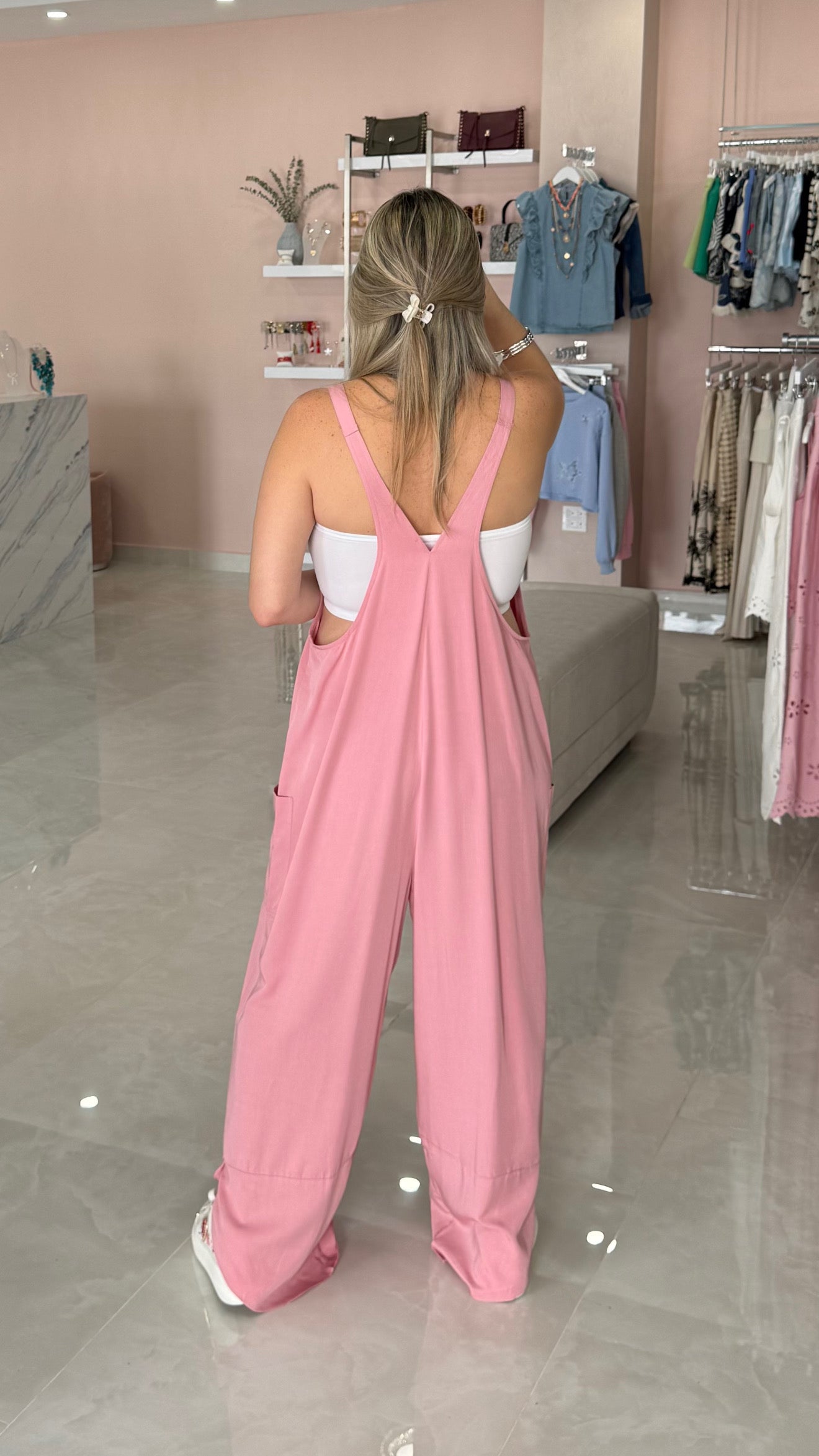 Relaxed Jumpsuit Dusty Pink