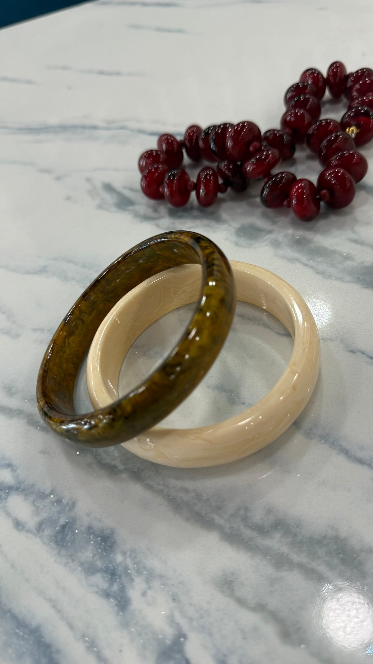Resin Bangle Set Tortoise