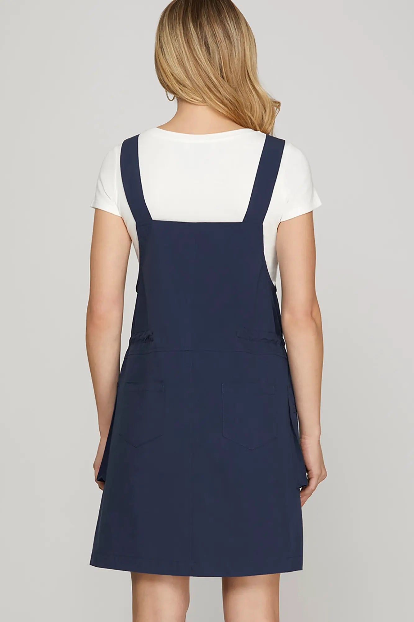 Overall Dress Navy