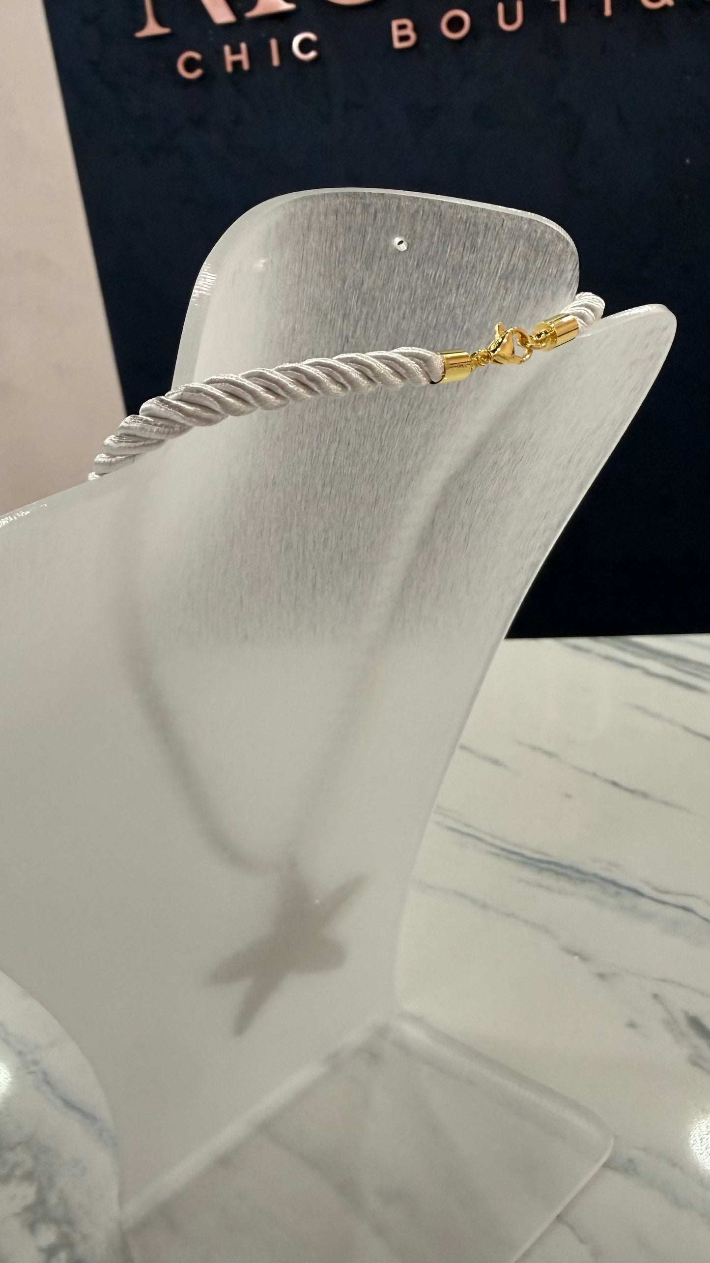 Starfish Silver Rope Necklace