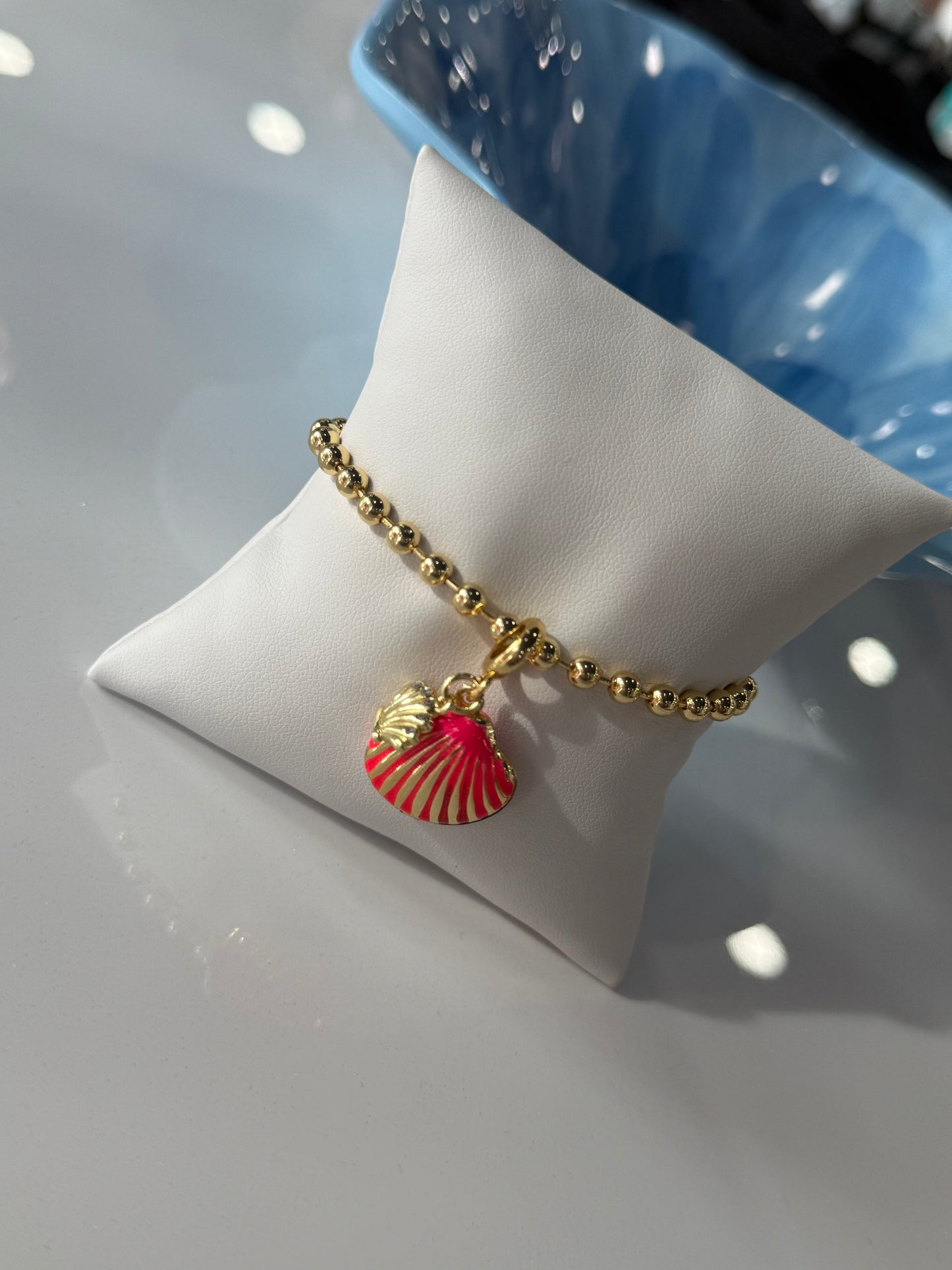 Sea Shell Bracelet Orange