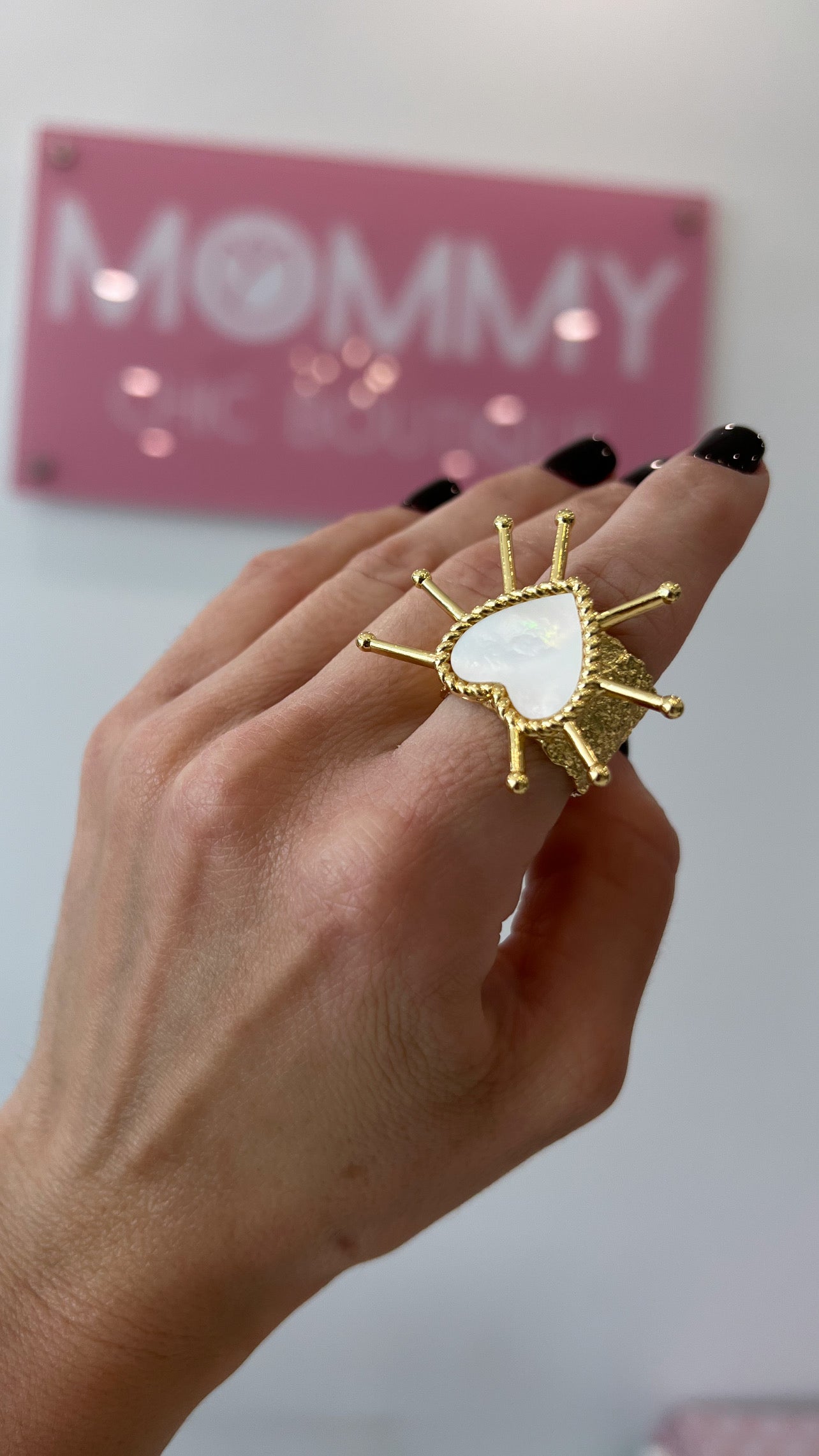 Adjustable Gold Dipped Ring