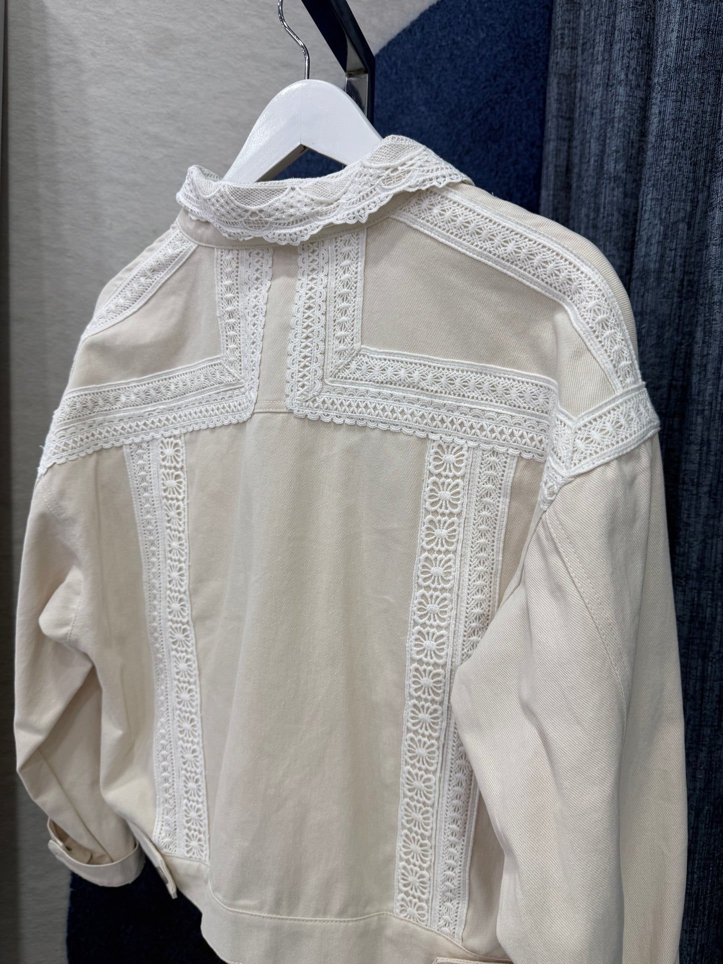 Embroidery Jacket Ivory