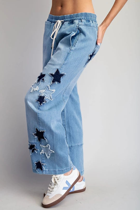 Star Patch Denim