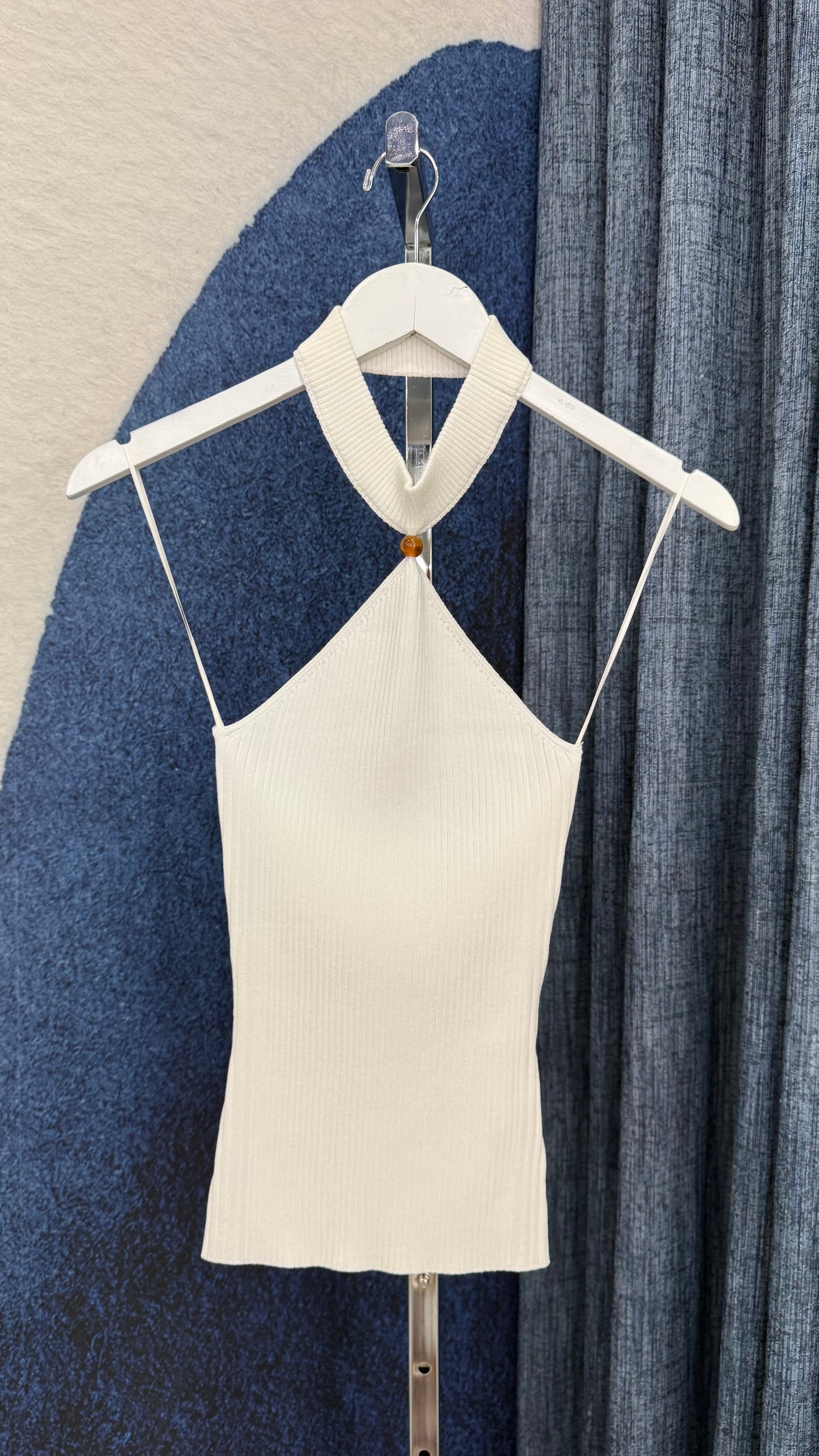 Halter Top Tank White
