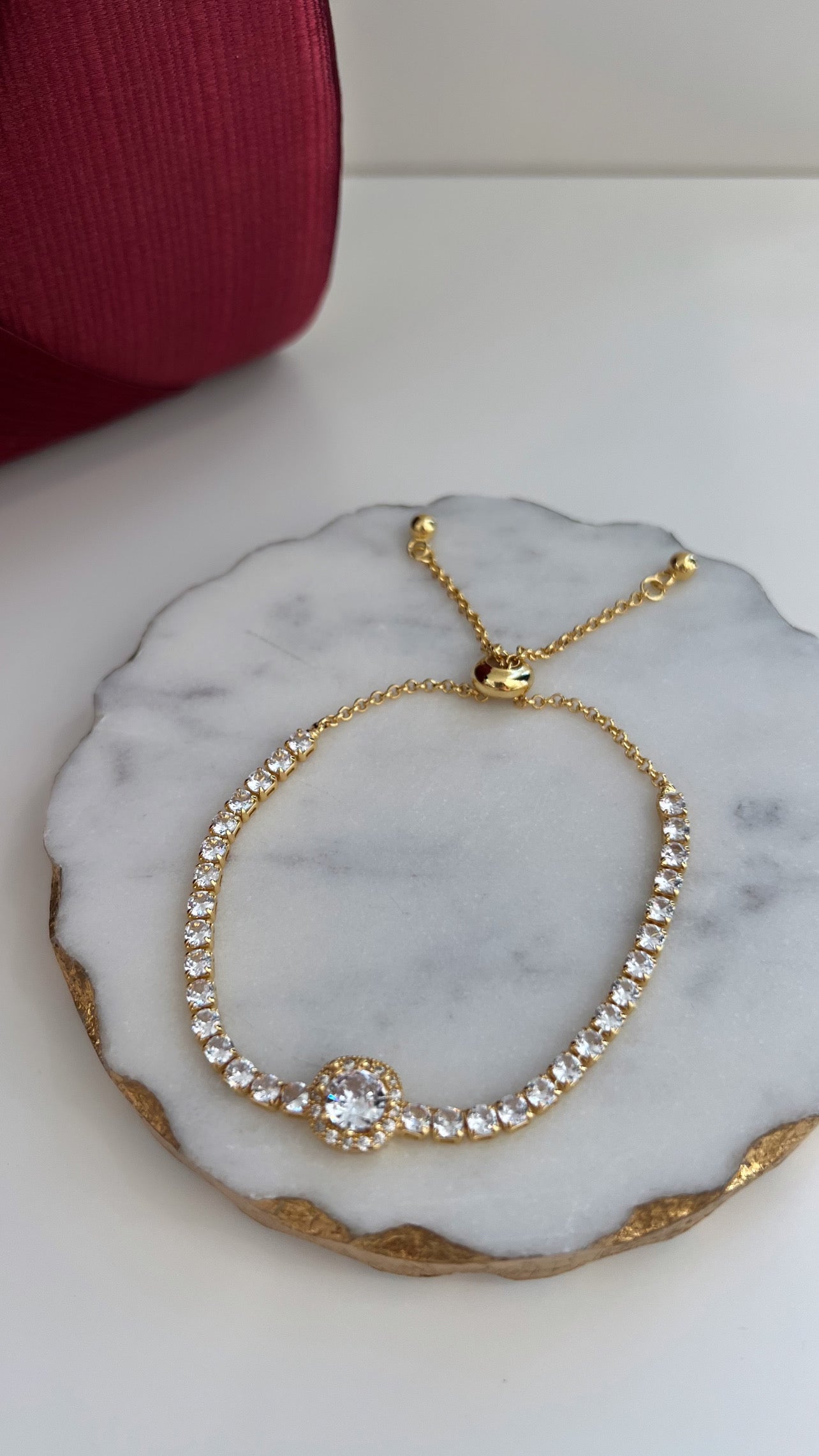 Rhinestone Adjustable Bracelet