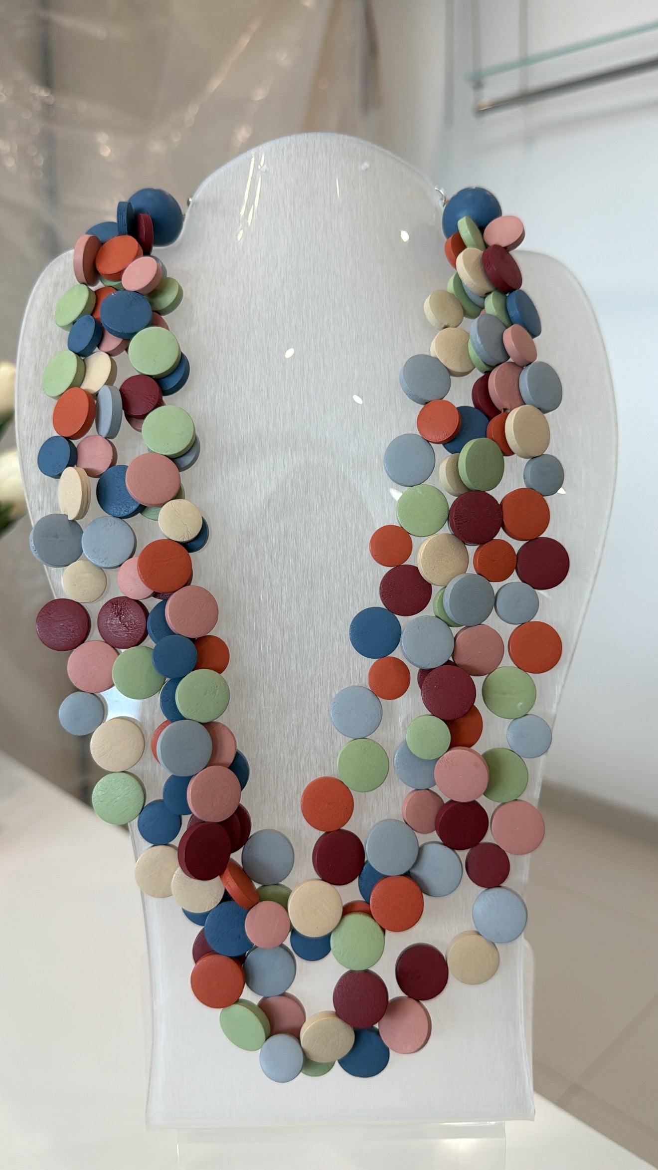 Wood Layered Necklace