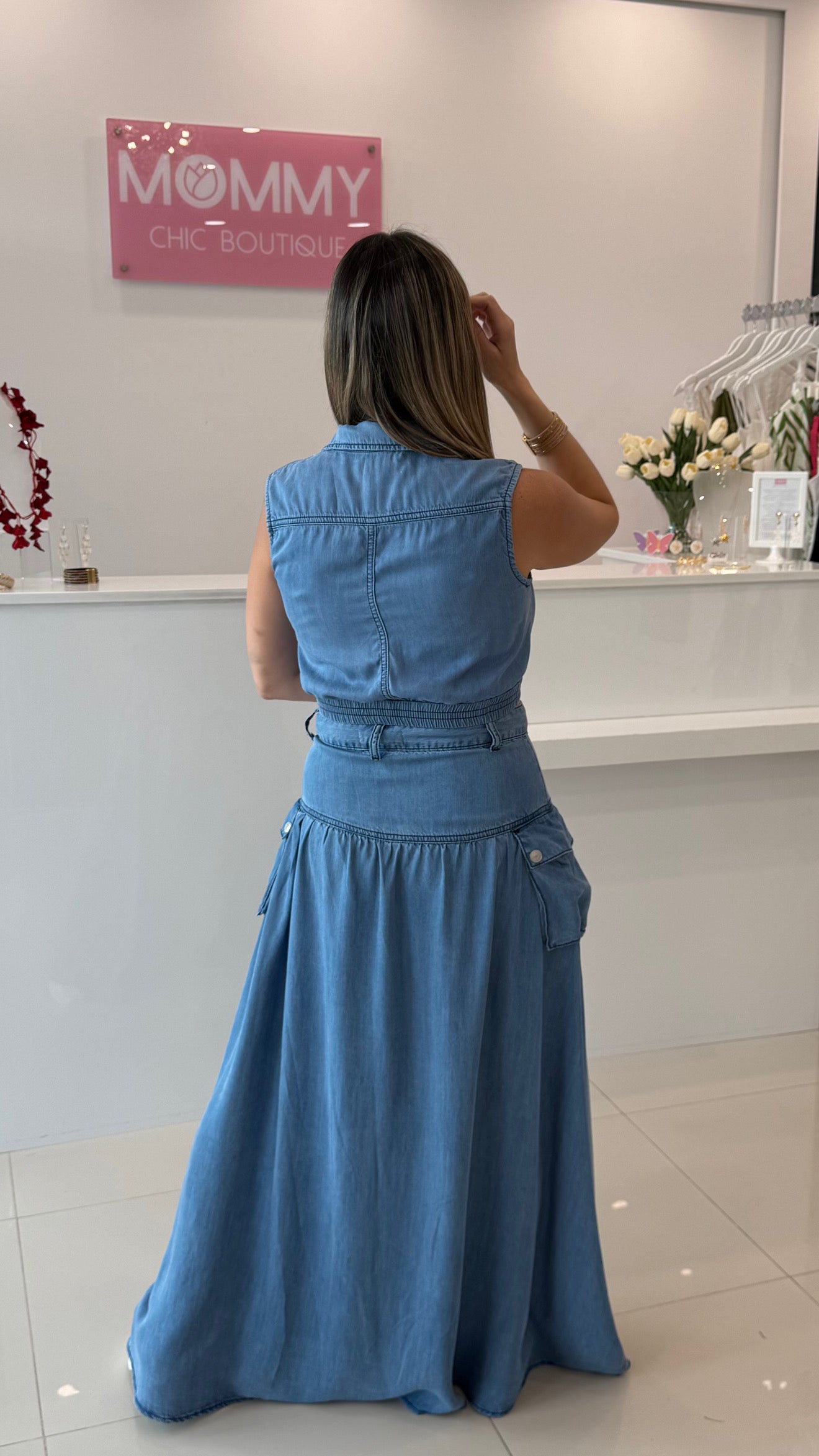 Cargo Maxi Skirt