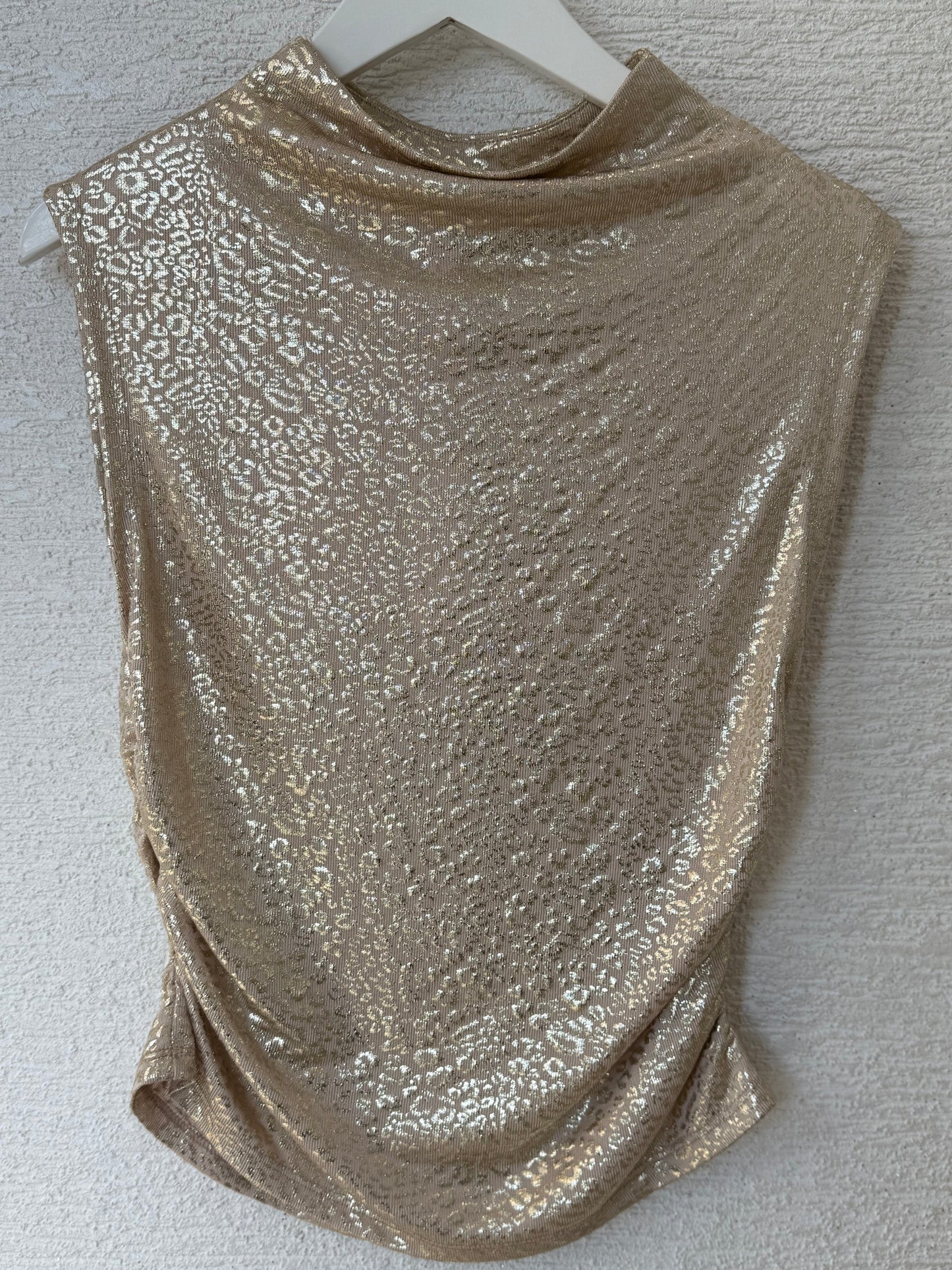 Metallic Top Gold