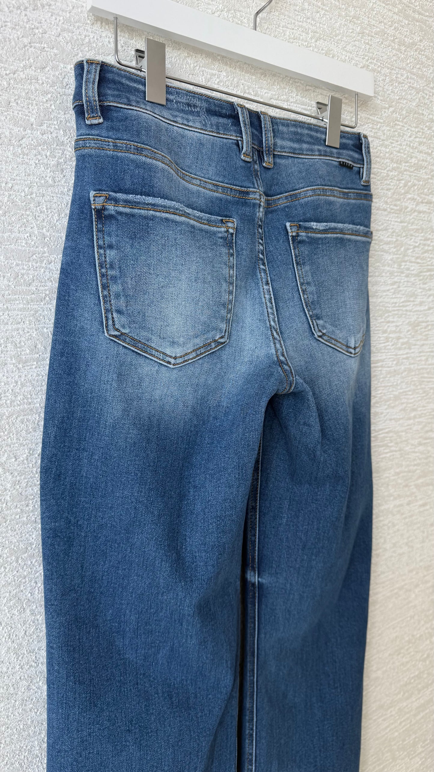 High Rise Wide Leg Denim