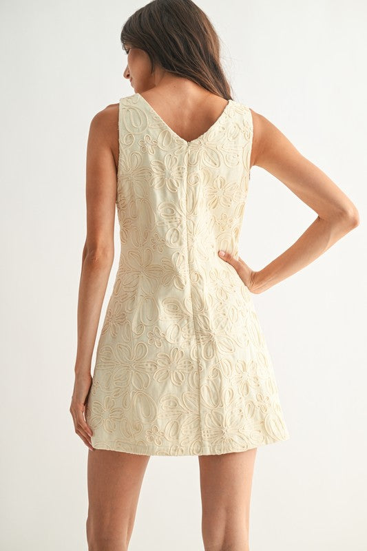 Embroidery Dress Ivory