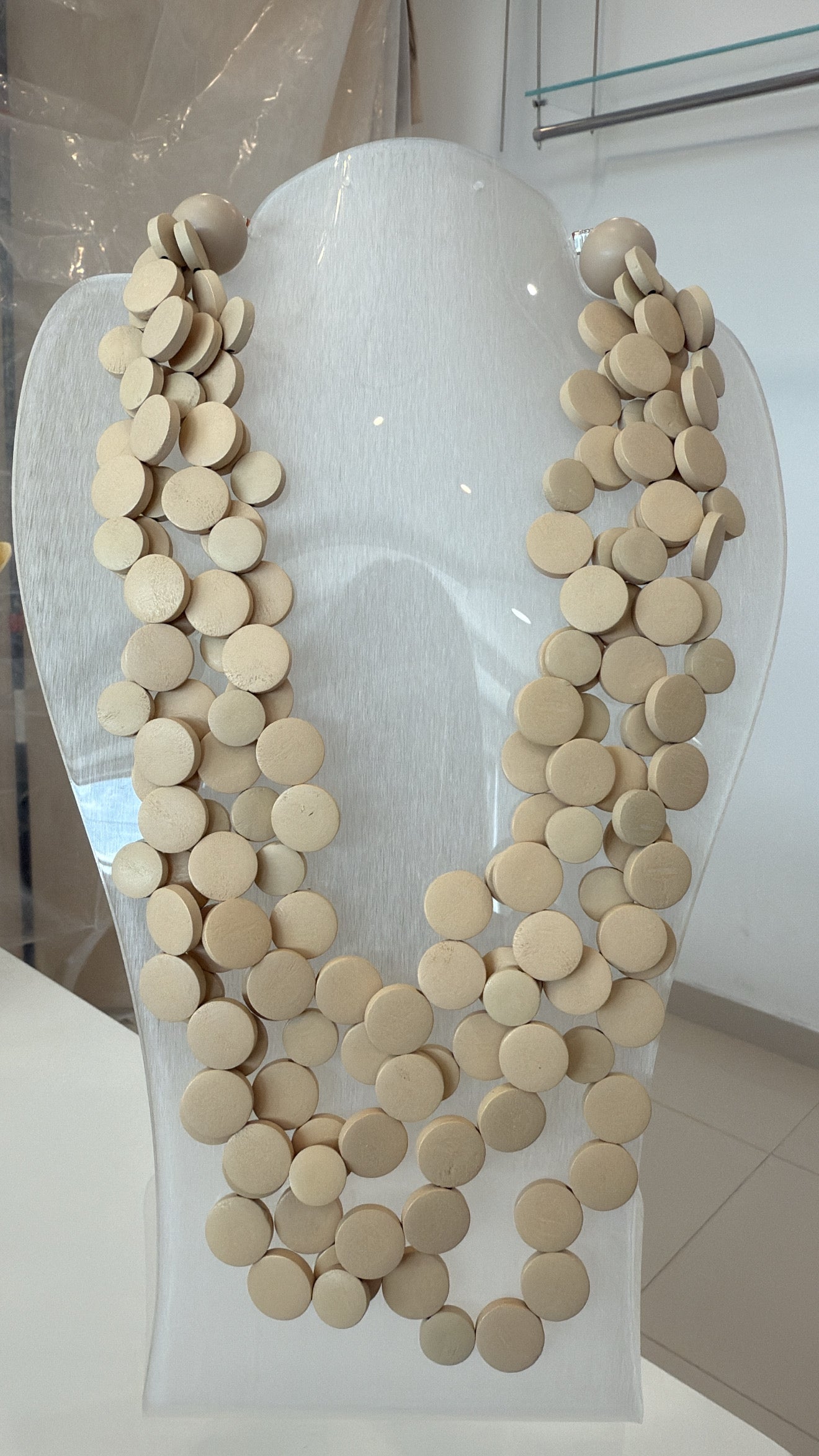 Wood Layered Necklace