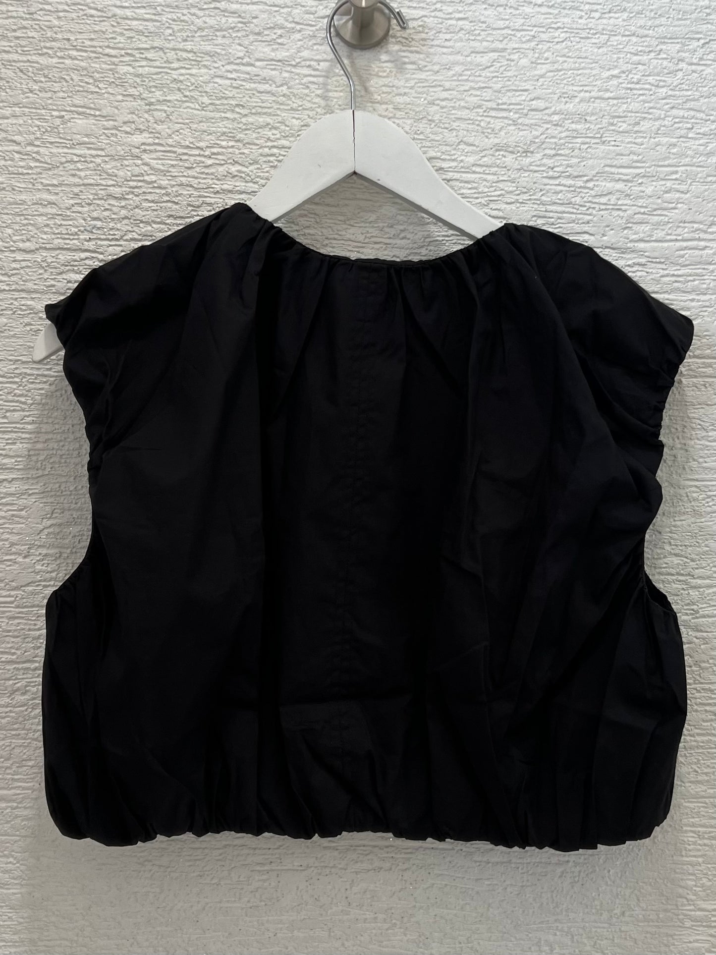Cotton Crop Top - Black