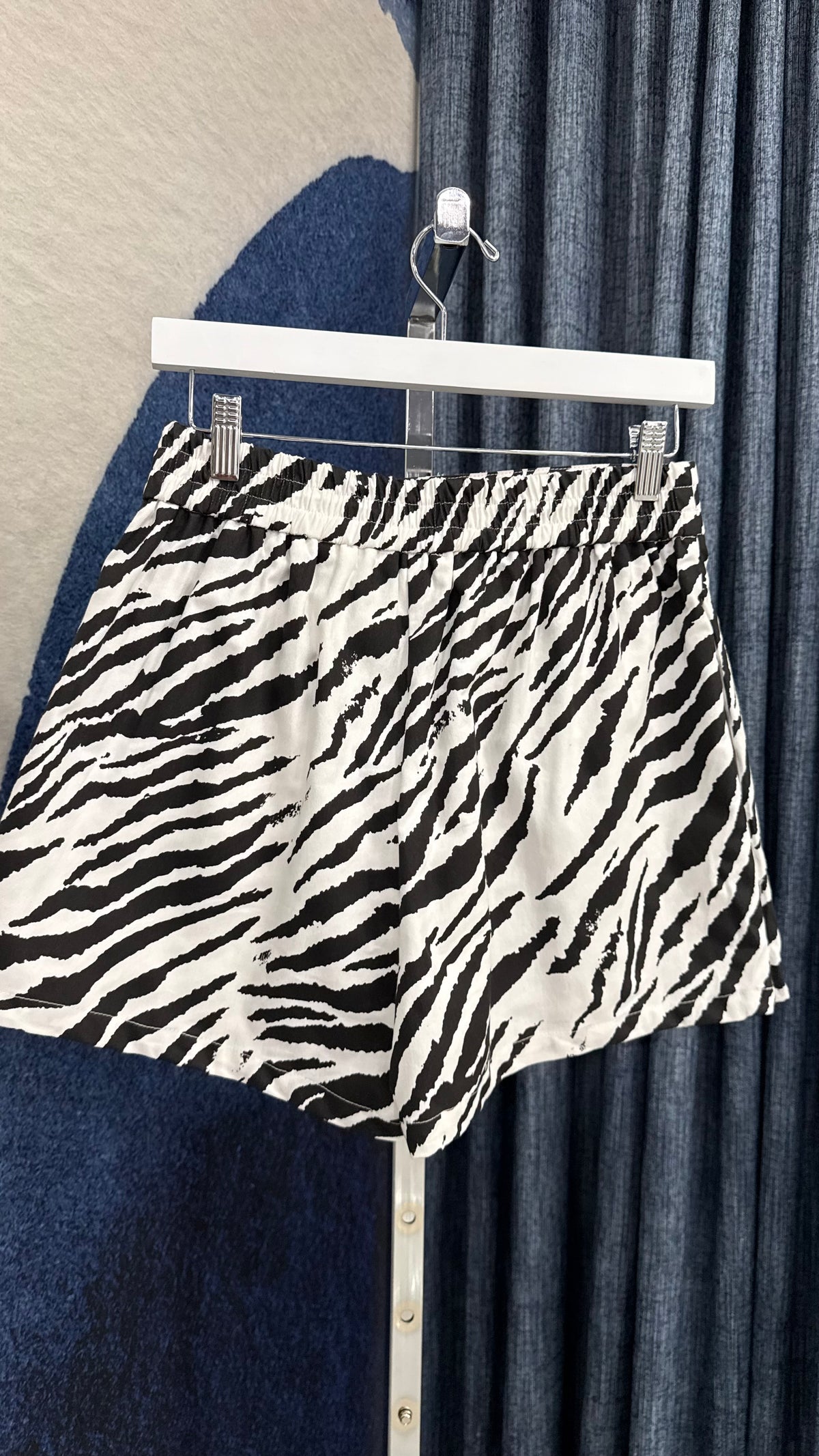 White / Black Zebra Skort