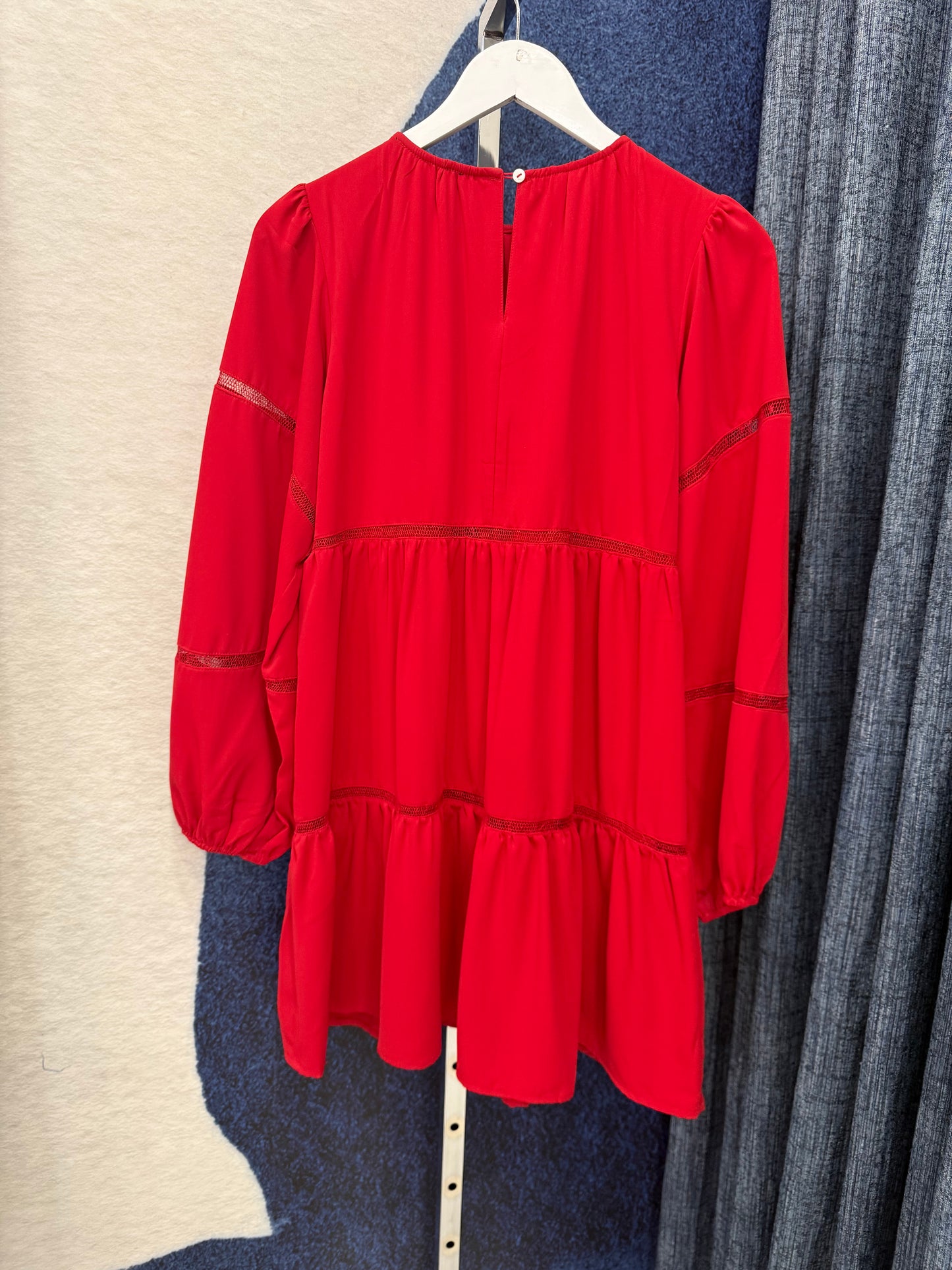Long sleeve Dress Red