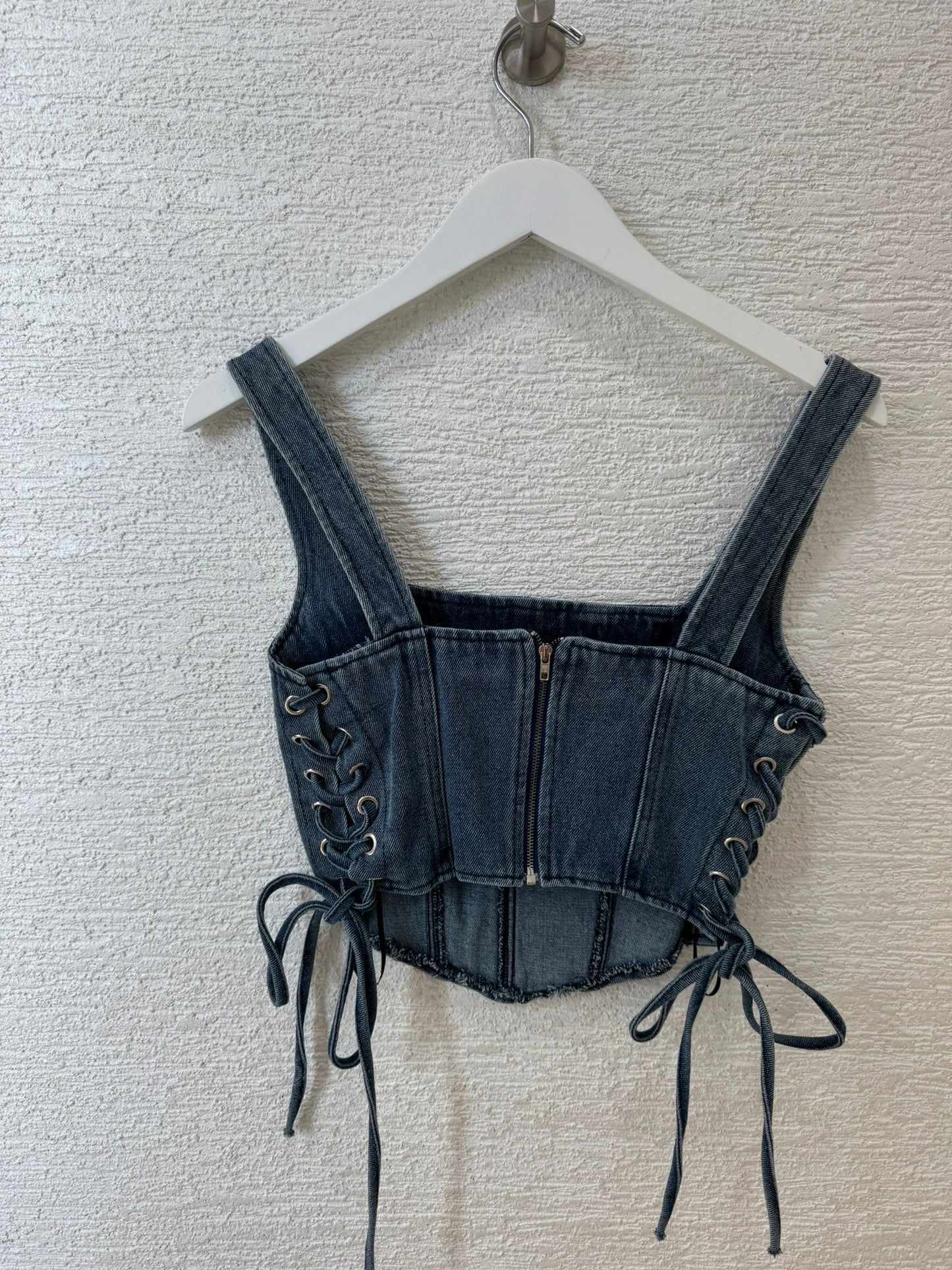 Denim Corset