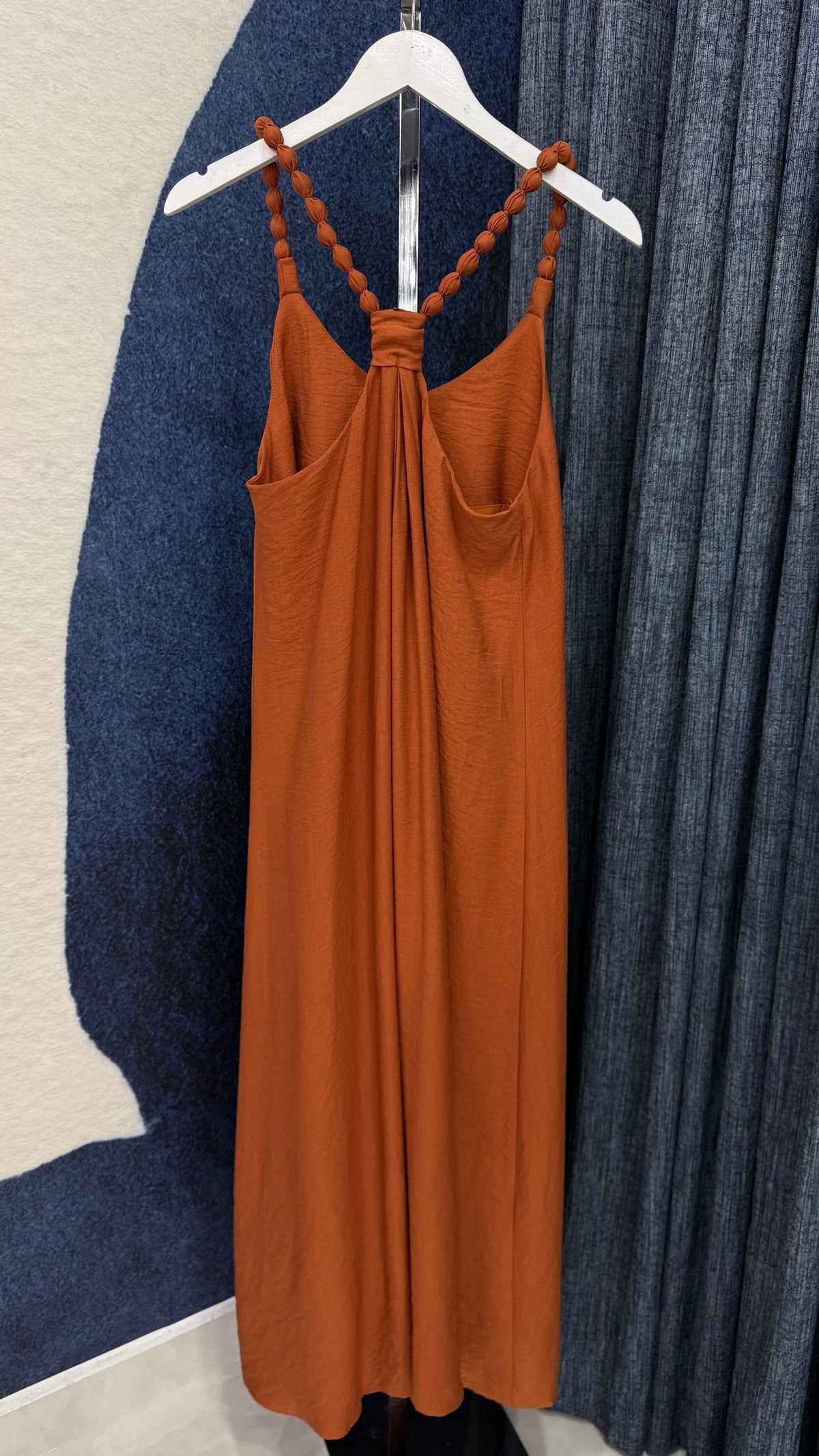 Knotted Strap Maxi Dress