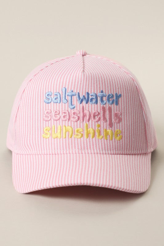 Saltwater Embroidery Hat