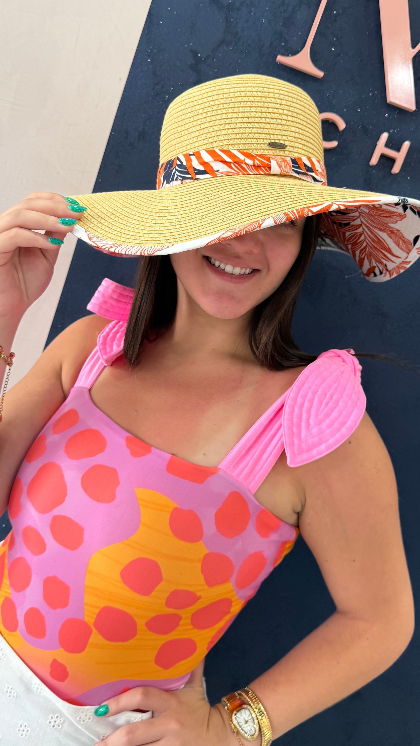 Tropical Pattern Hat