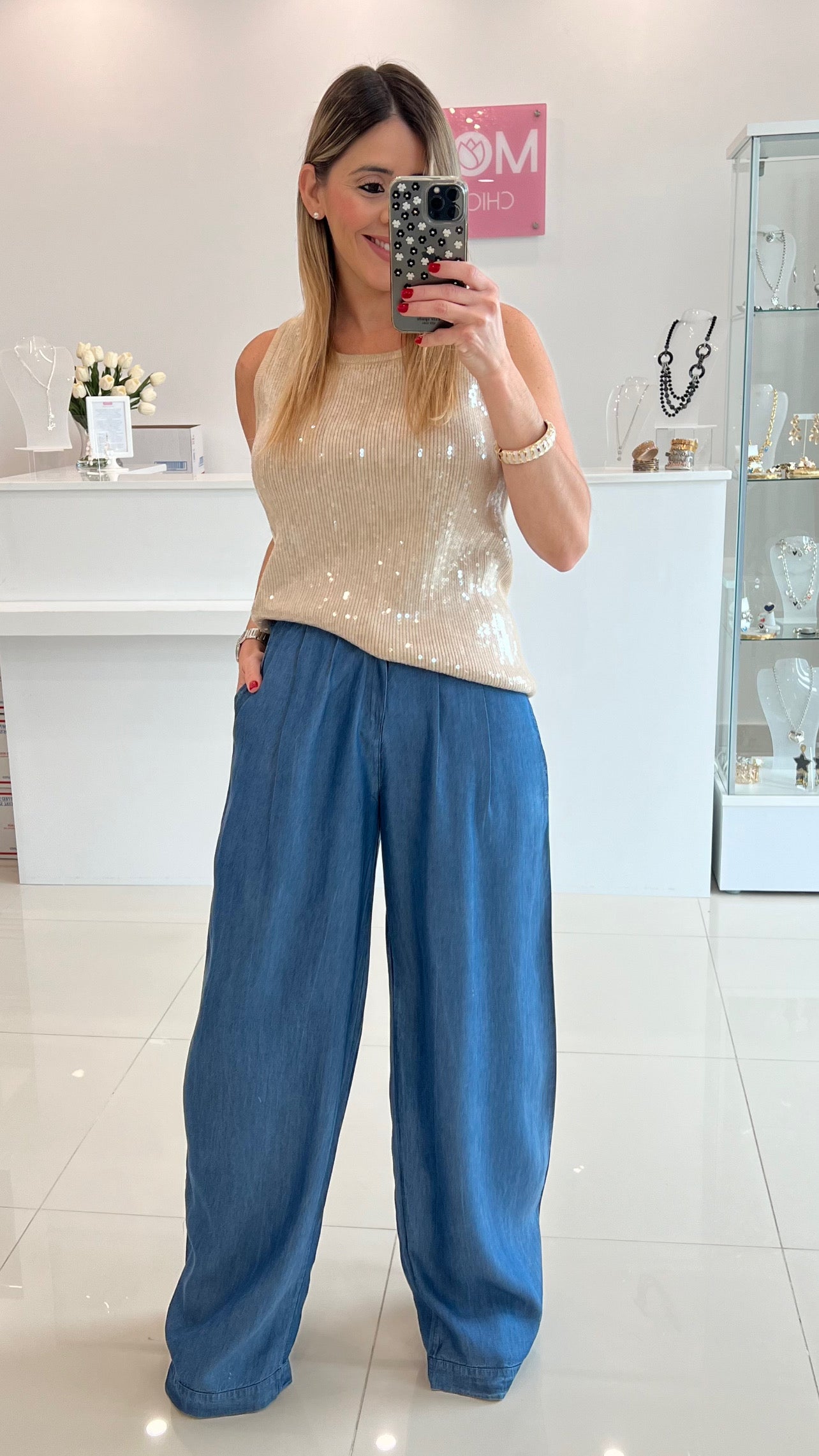 Tencel Pant High Waist