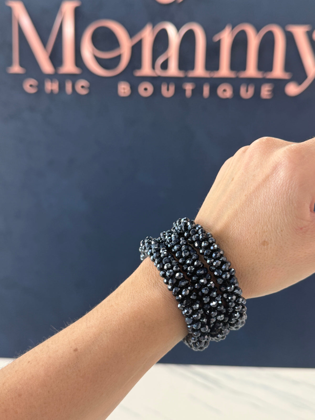 Beaded Bracelet Bundle Onyx
