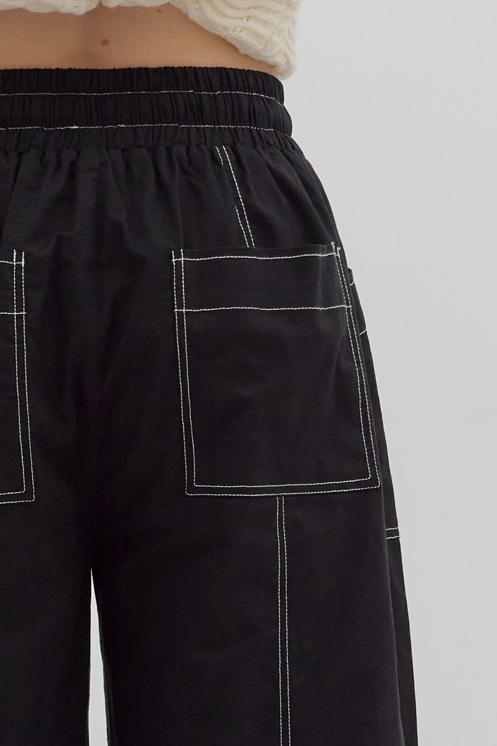Wide Leg Pant Black