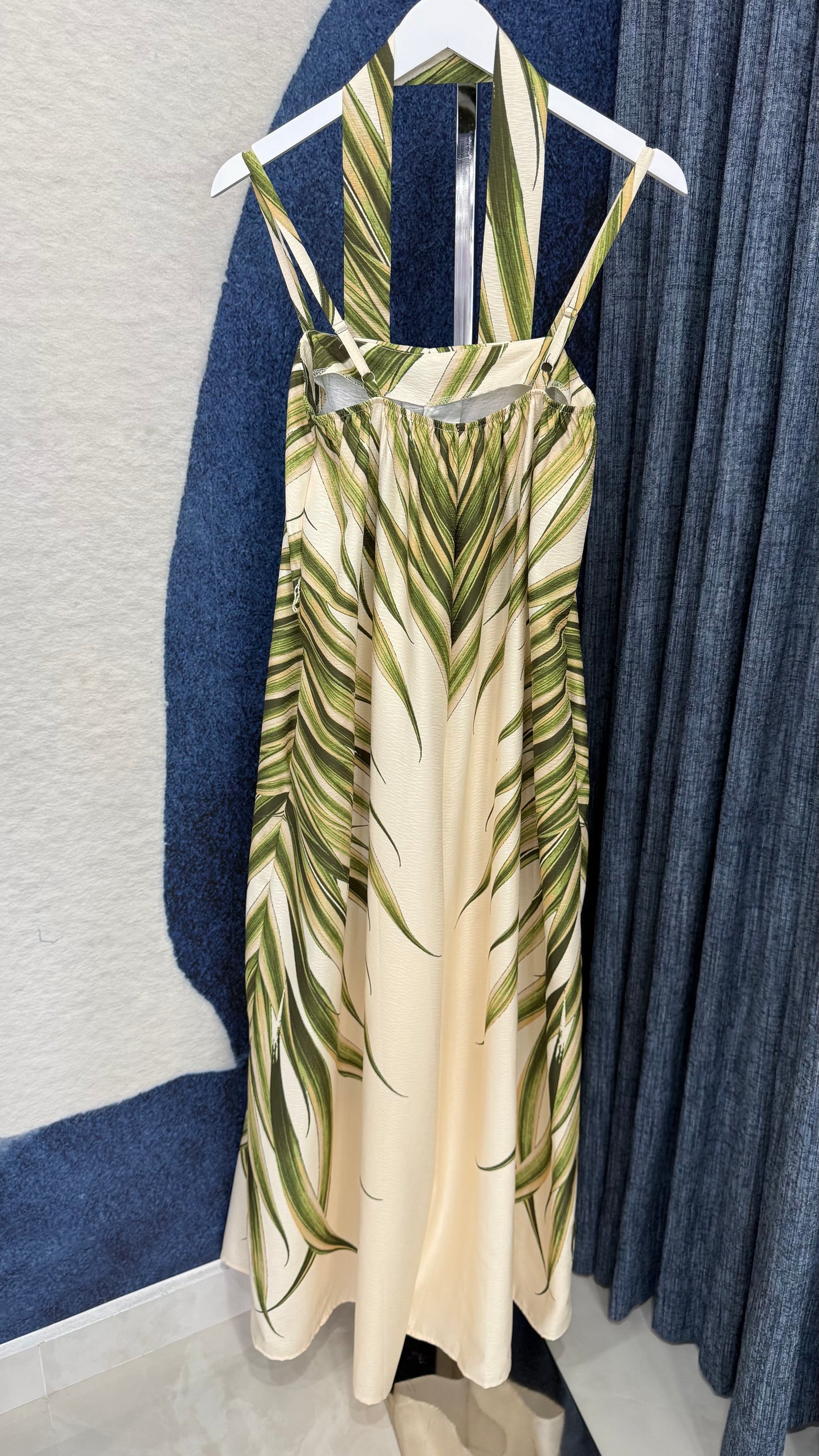 Printed Leaf Jumpsuit