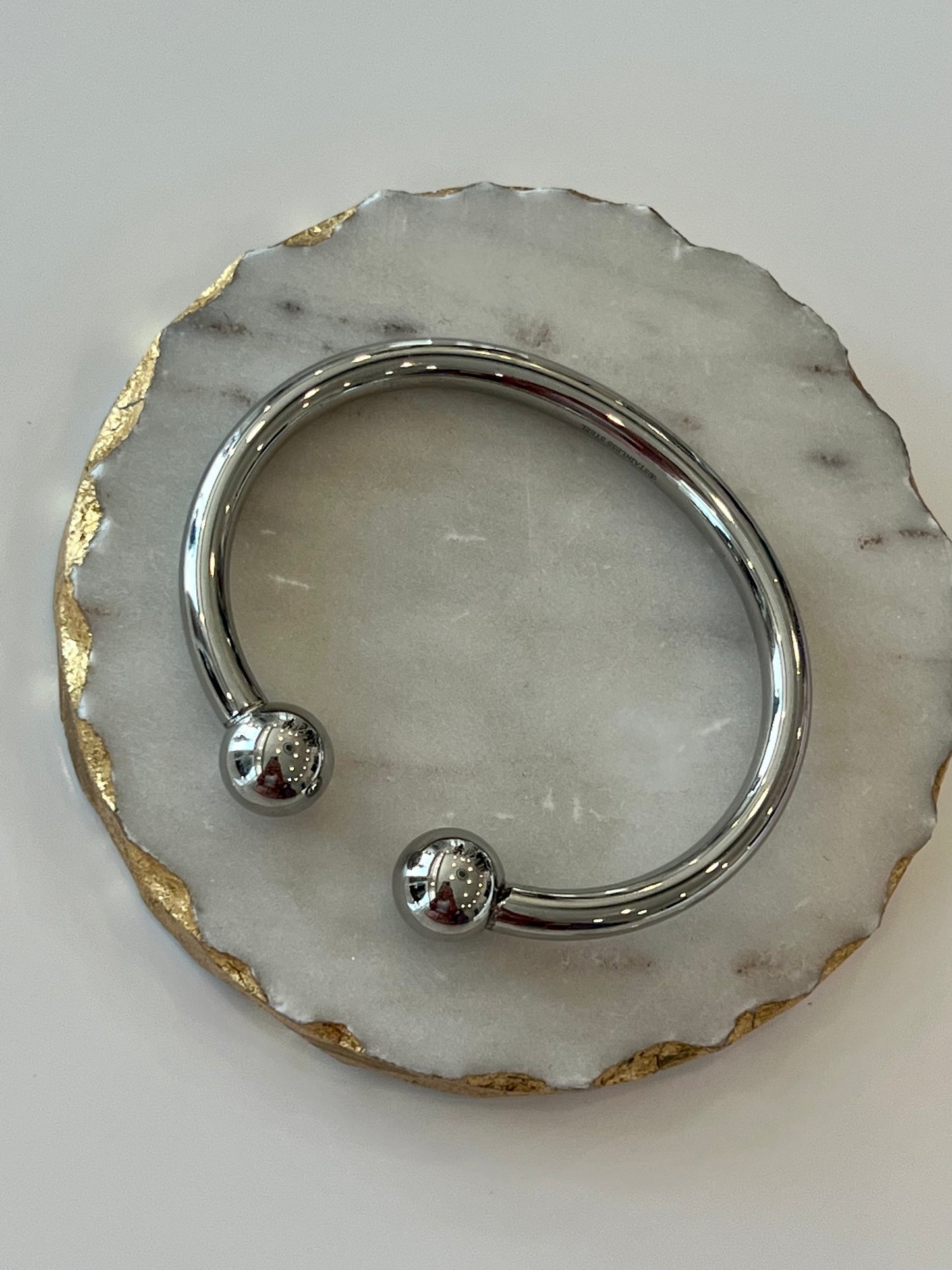Ball Bangle Stainless Steel