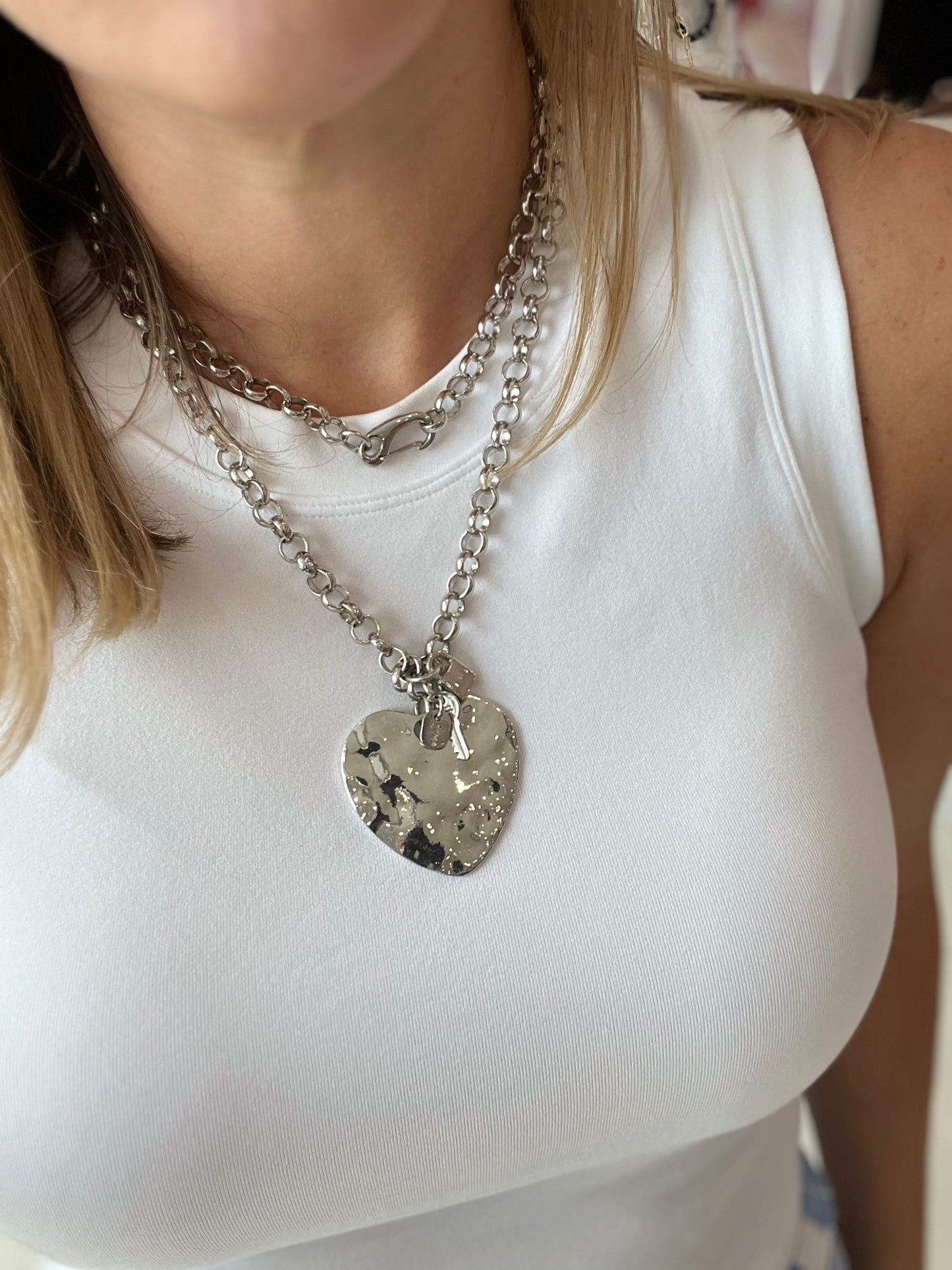 Heart Silver Necklace