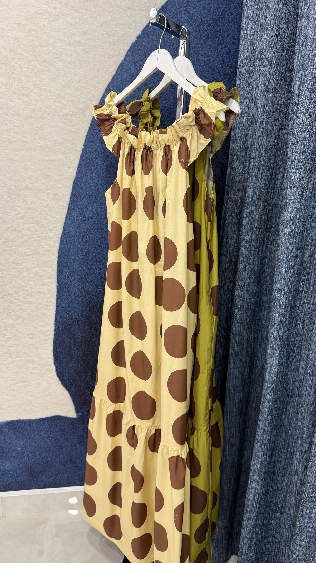 Italy 🇮🇹 Polka Dots Maxi Dress One Size