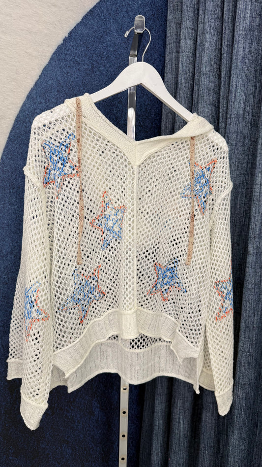 Crochet Sweater With Stars