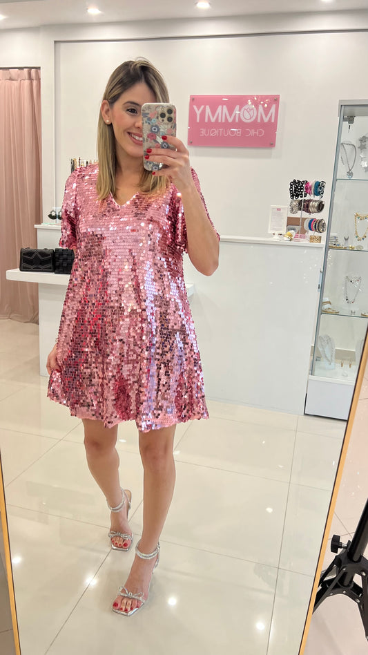 Sequins Dress Pink