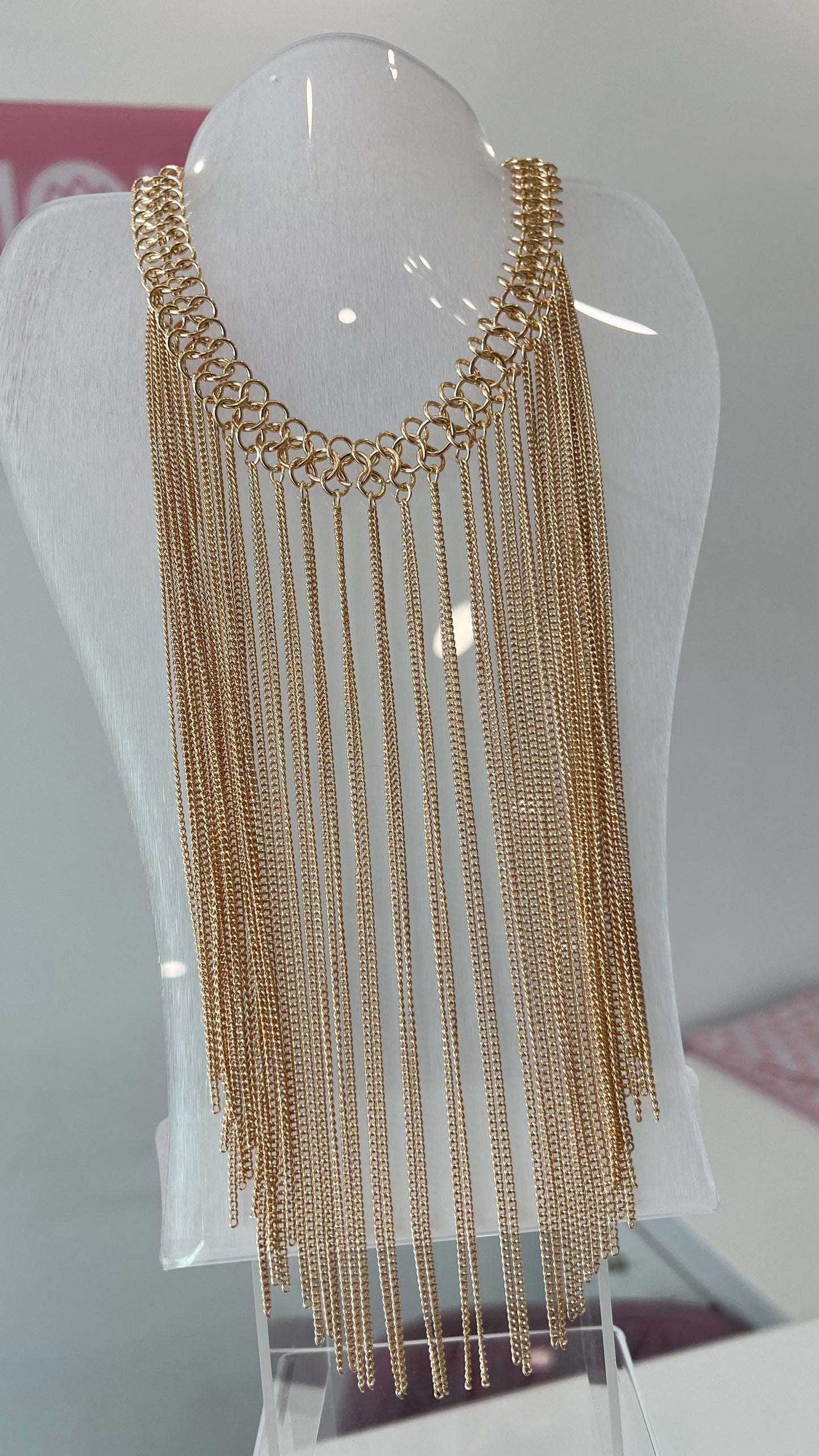 Chains Fringe Necklace