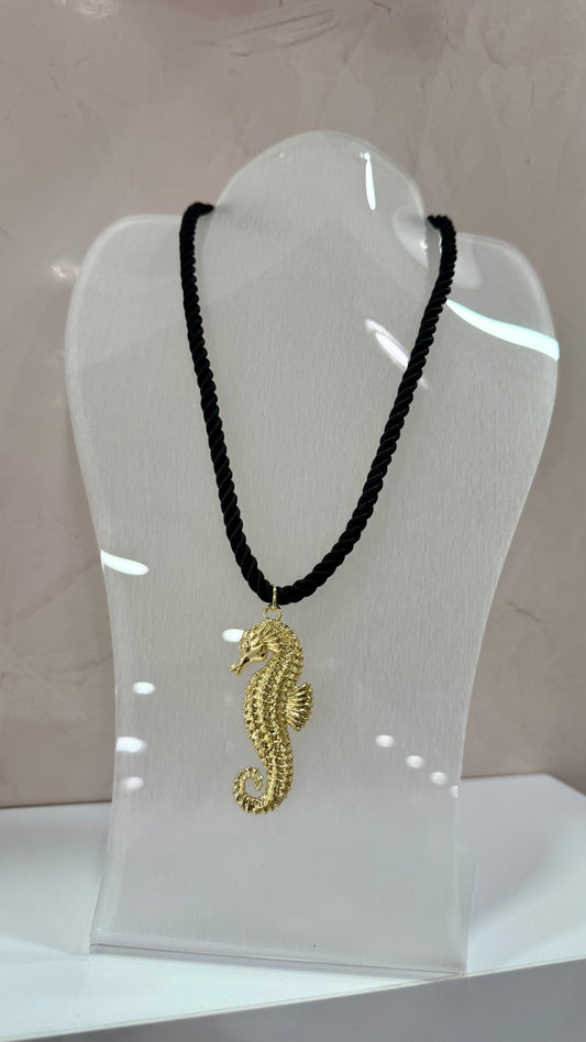 Seahorse Rope Necklace