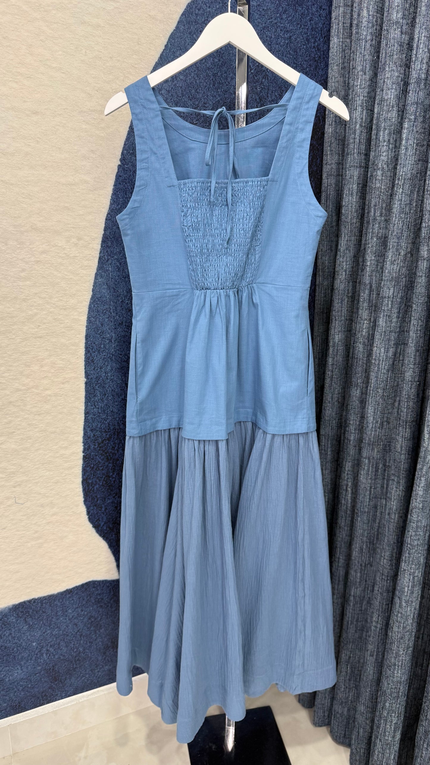 Maxi Dress Denim Blue