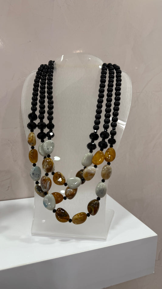 Stone Layered Necklace