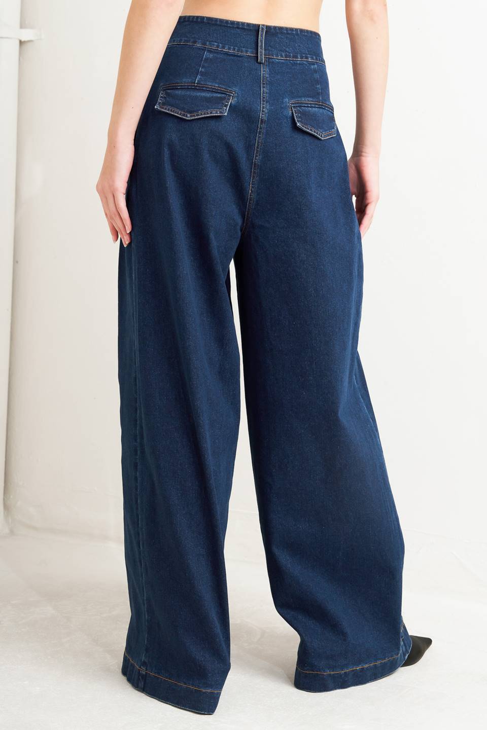 Wide Leg Denim Pant