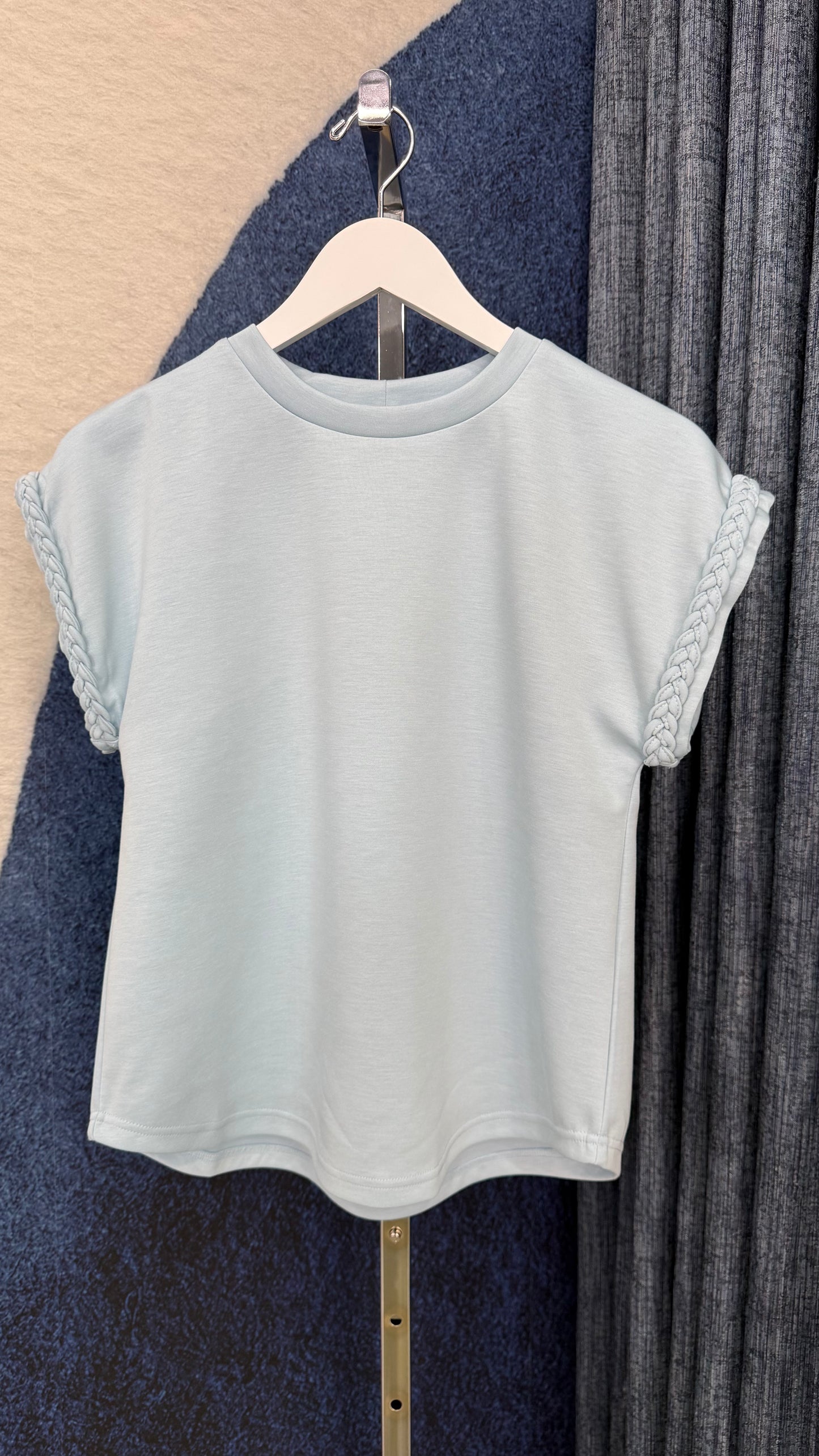 Soft Knit Top & Pant Set Blue
