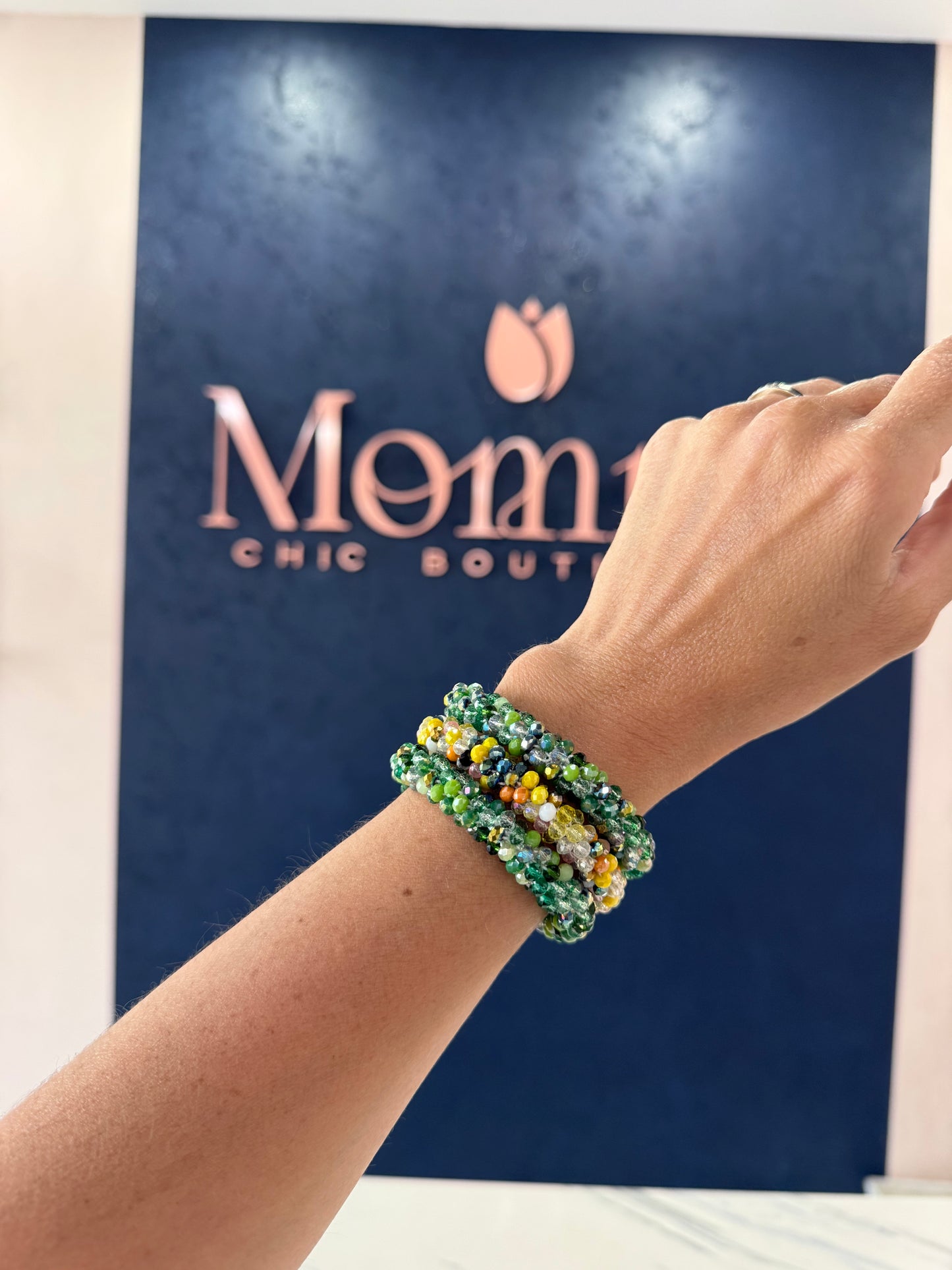 Boundless Bead Bracelet Green