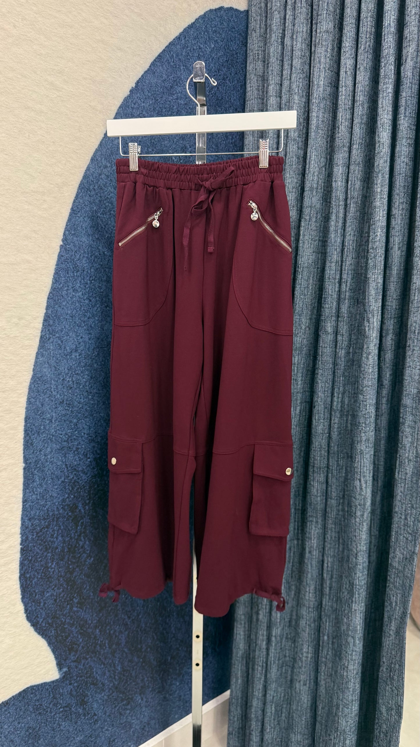 Cloud Pant With Drawstring Wine